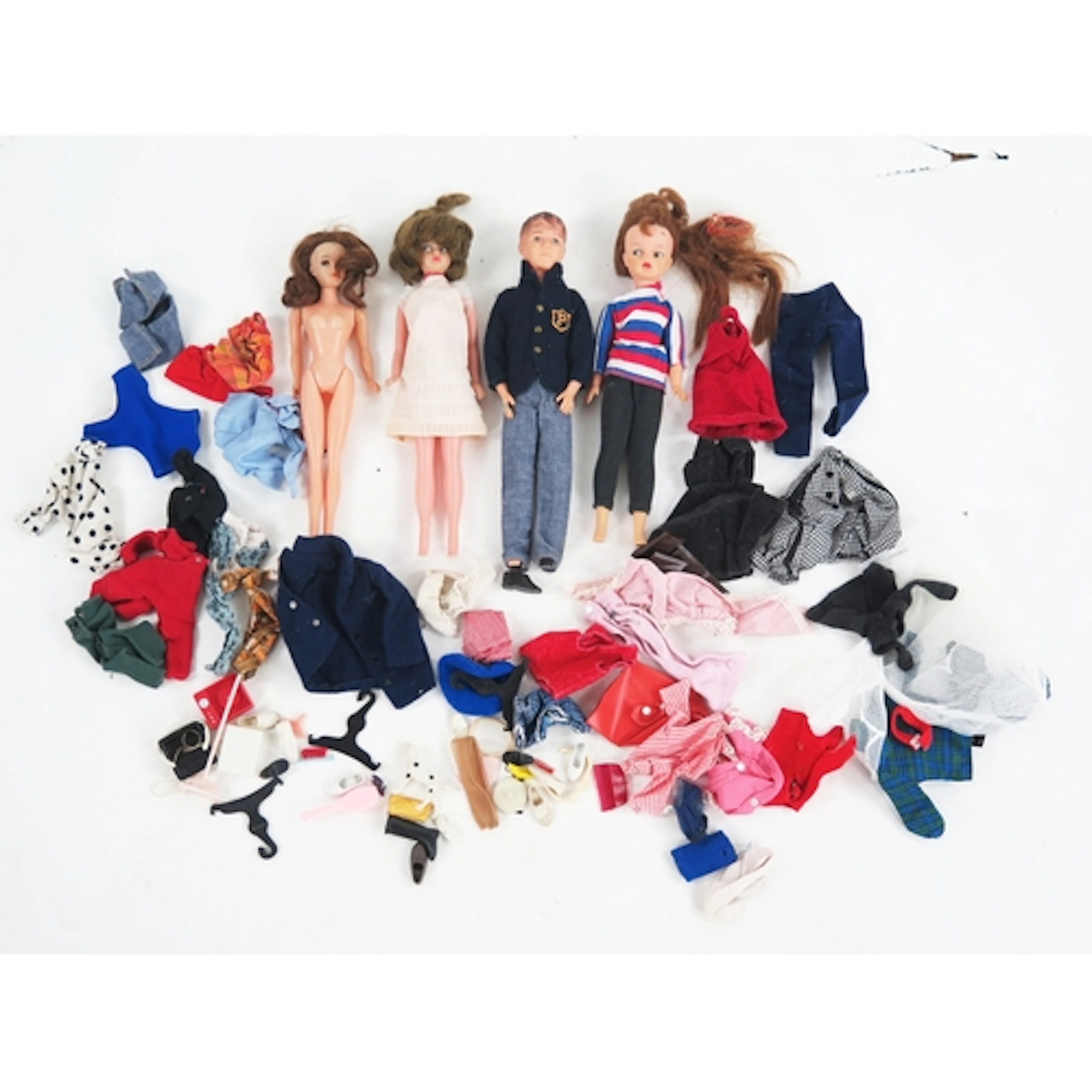 Vintage Sindy Dolls and similar collection with extra clothe...