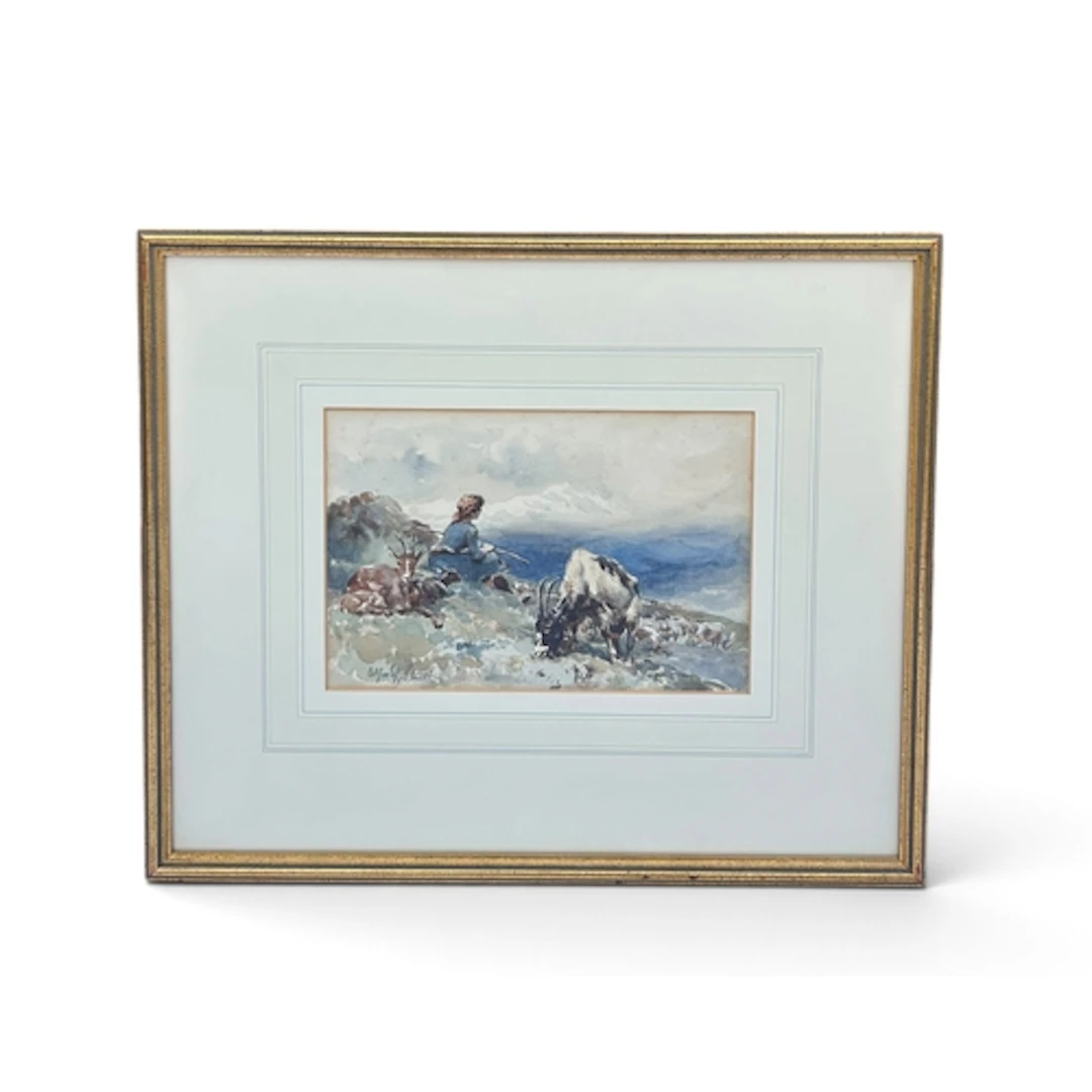 ALFRED WILLIAM STRUTT (BRITISH, 1856-1924): 'CHILDREN OF THE...