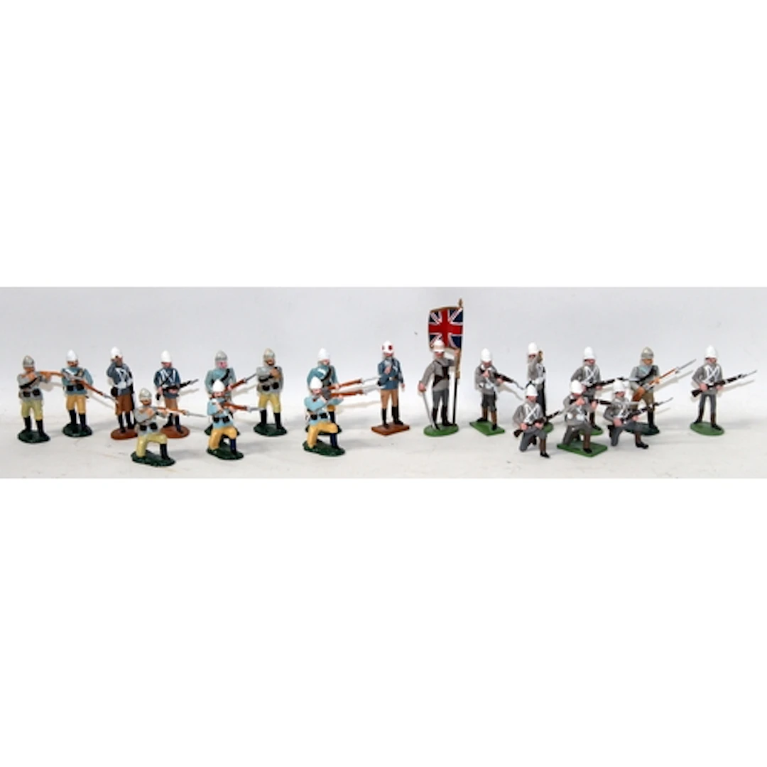 Cast metal model soldiers: Sudan 1880's British Camel Corps,...