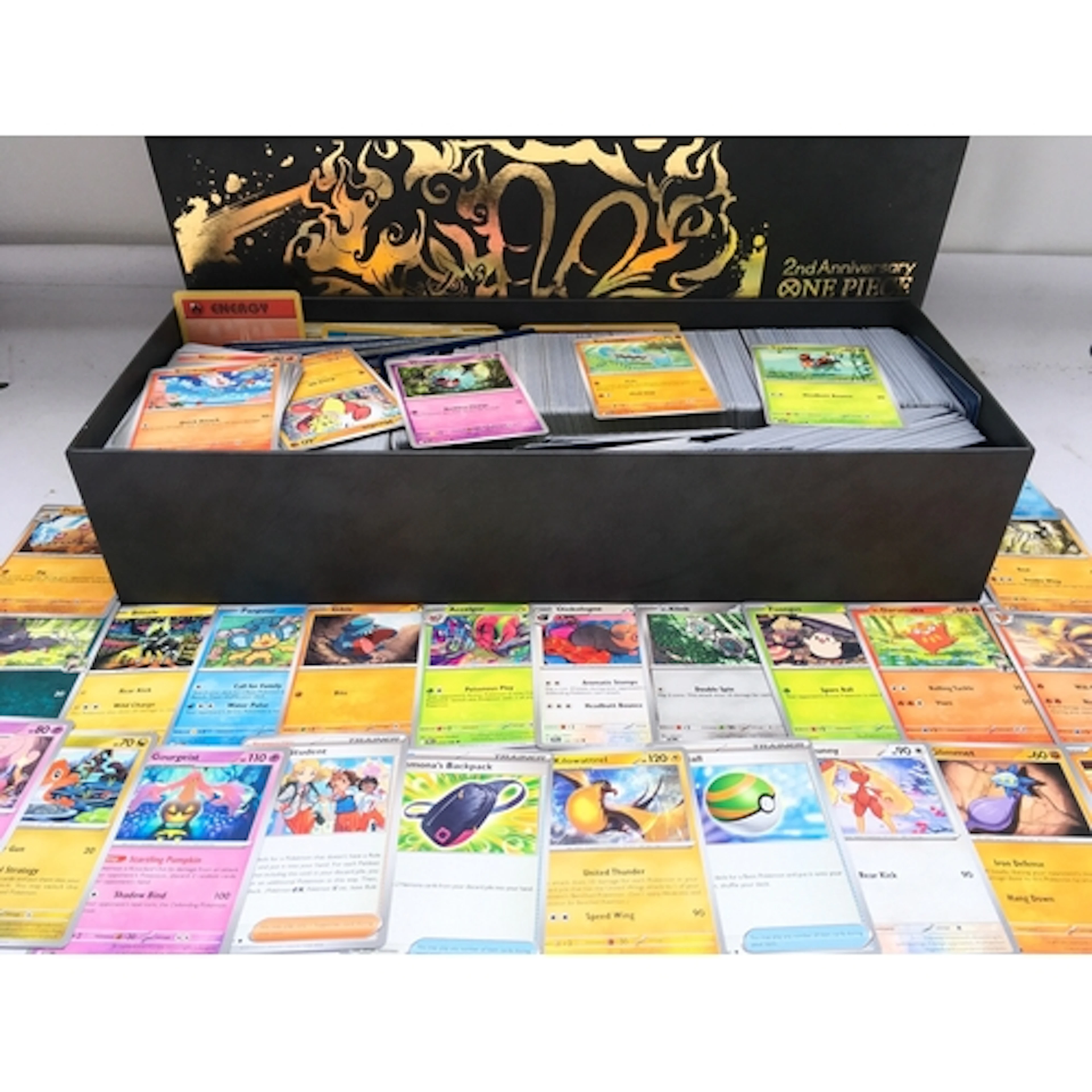 A Large Collection Of Pokemon Cards Including Vintage Wizard...