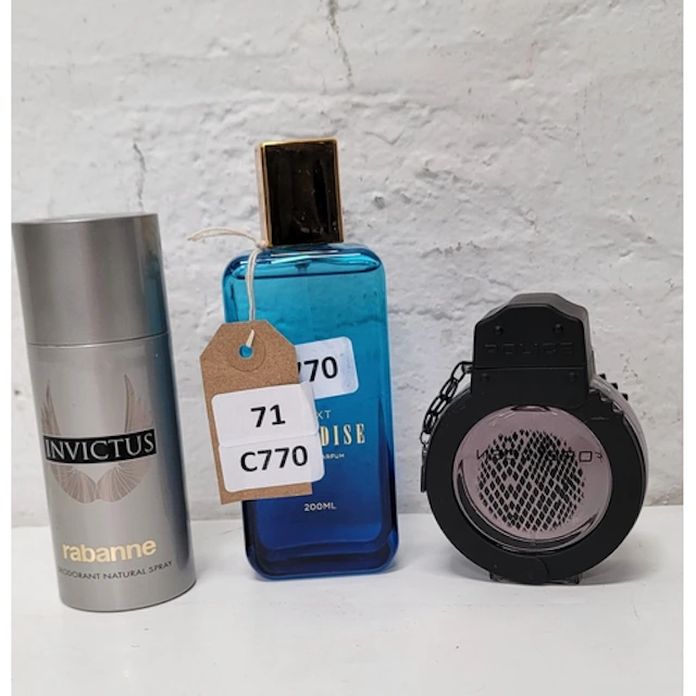 BRAND NEW POLICE FORBIDDEN EAU DE TOILETTE / 100ML; PRE OWNE...