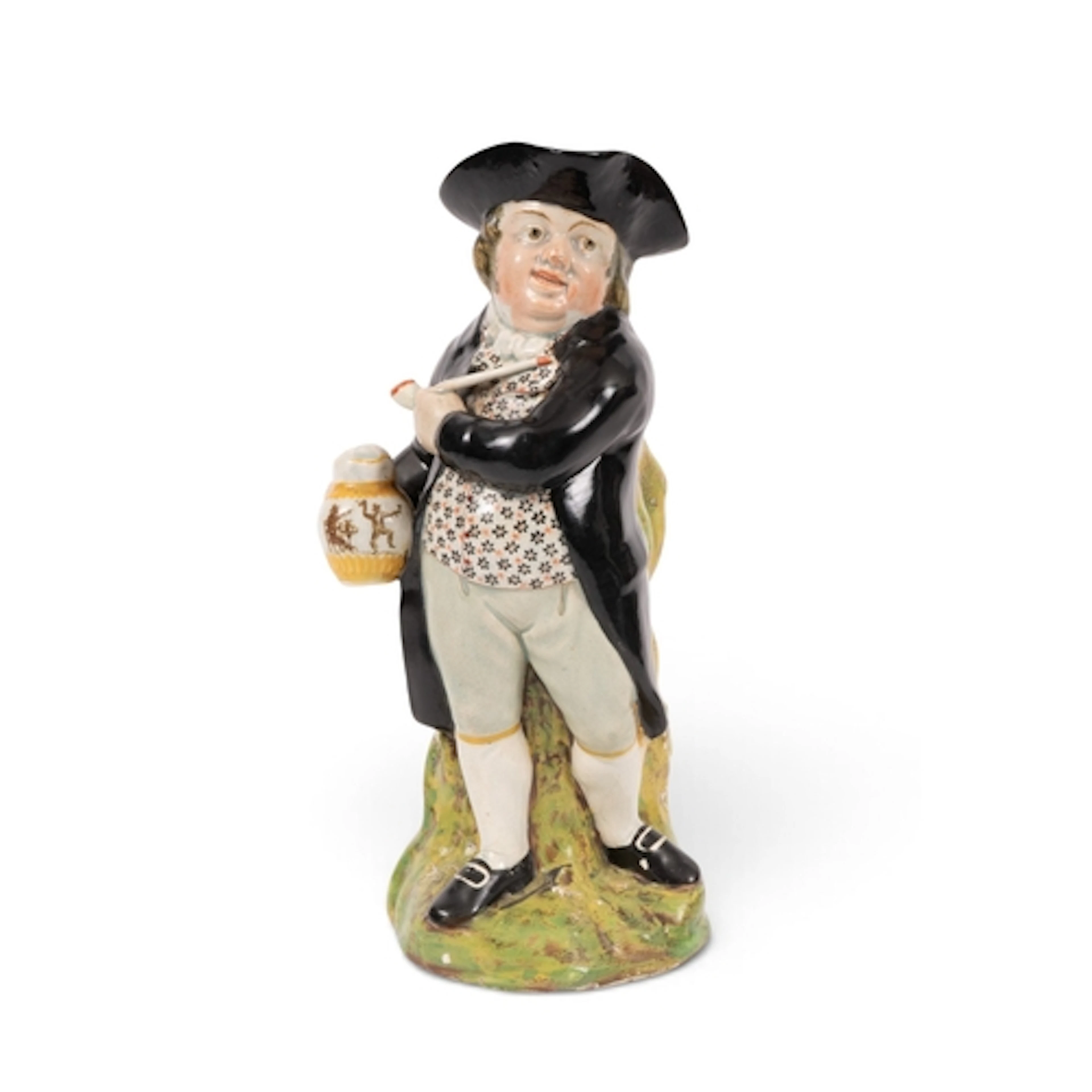 An unusual Hearty Good Fellow Toby jug, c.1820-30, standing ...