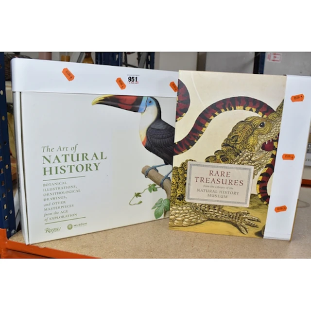 TWO BOOKS ON NATURAL HISTORY comprising a sealed Rizzoli Pub...