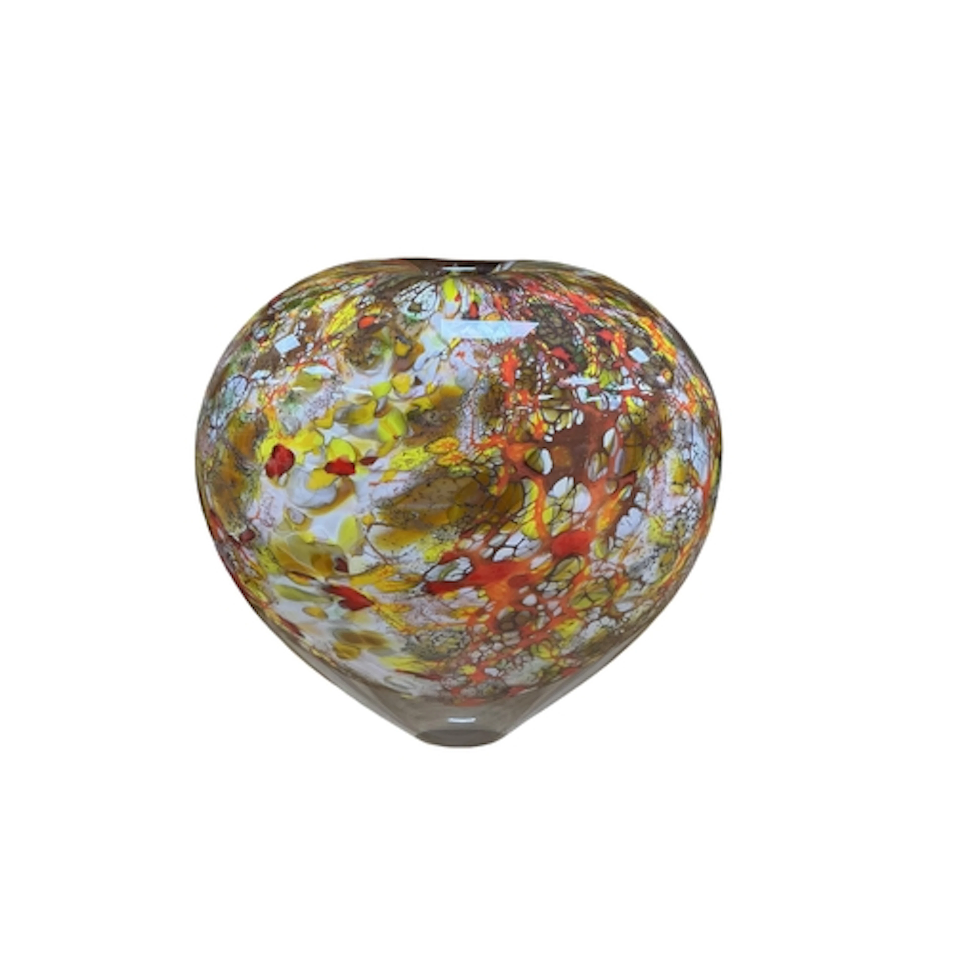A Peter Layton glass vase, 'Klimt Forest Floor', signed, 22c...