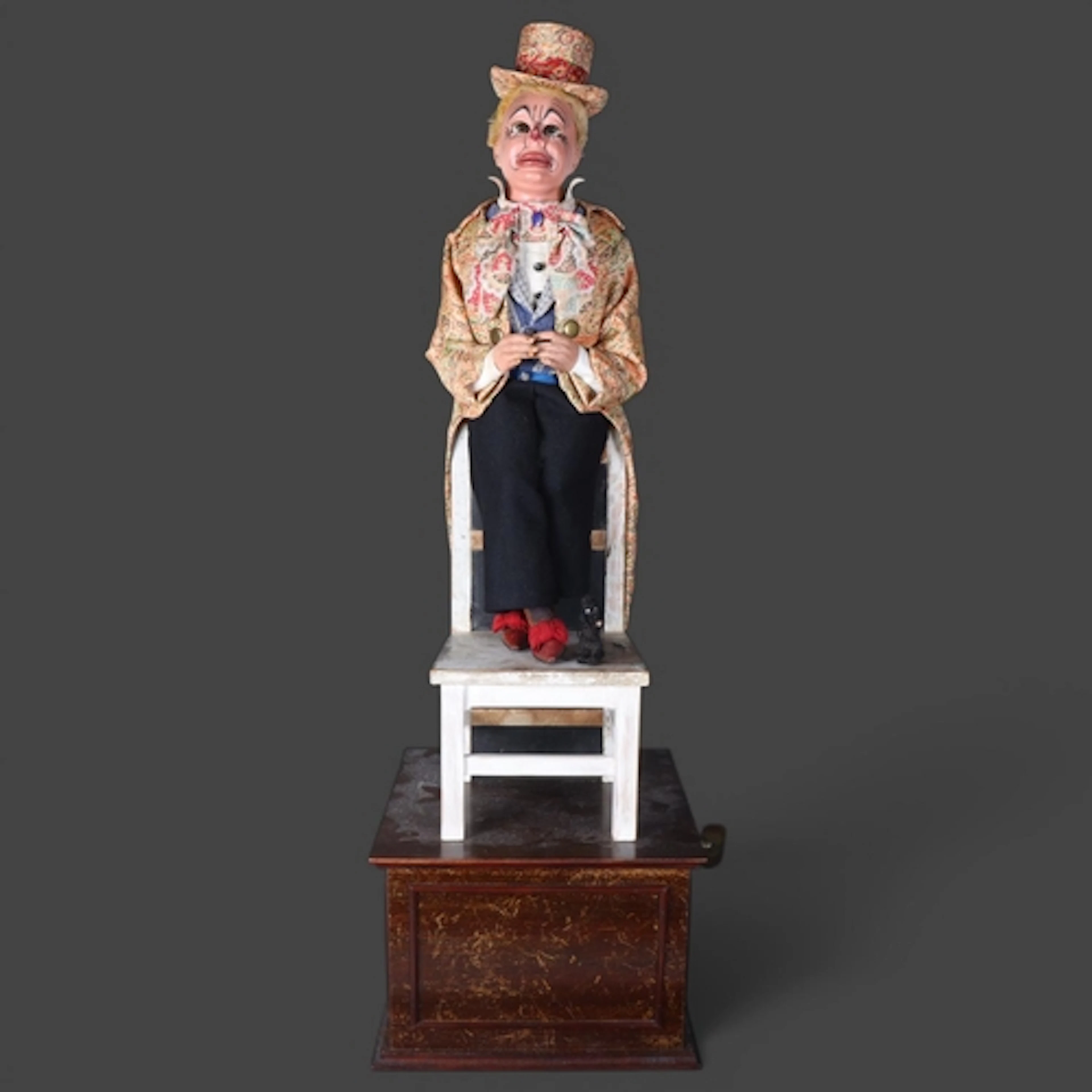 A French clown automaton, probably early 20th century, the f...