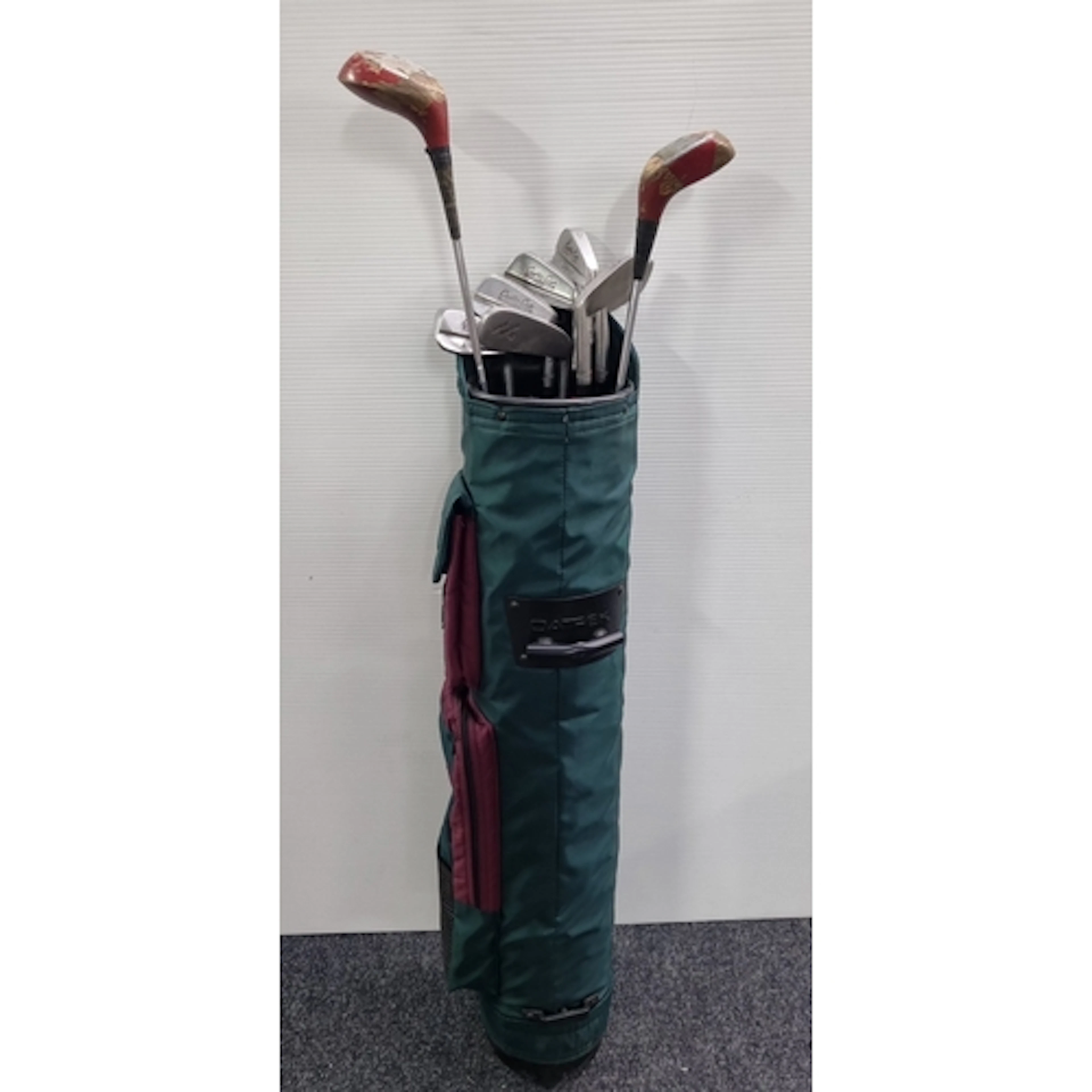 Set of Slazenger 'Curtis Cup' golf clubs comprising irons nu...