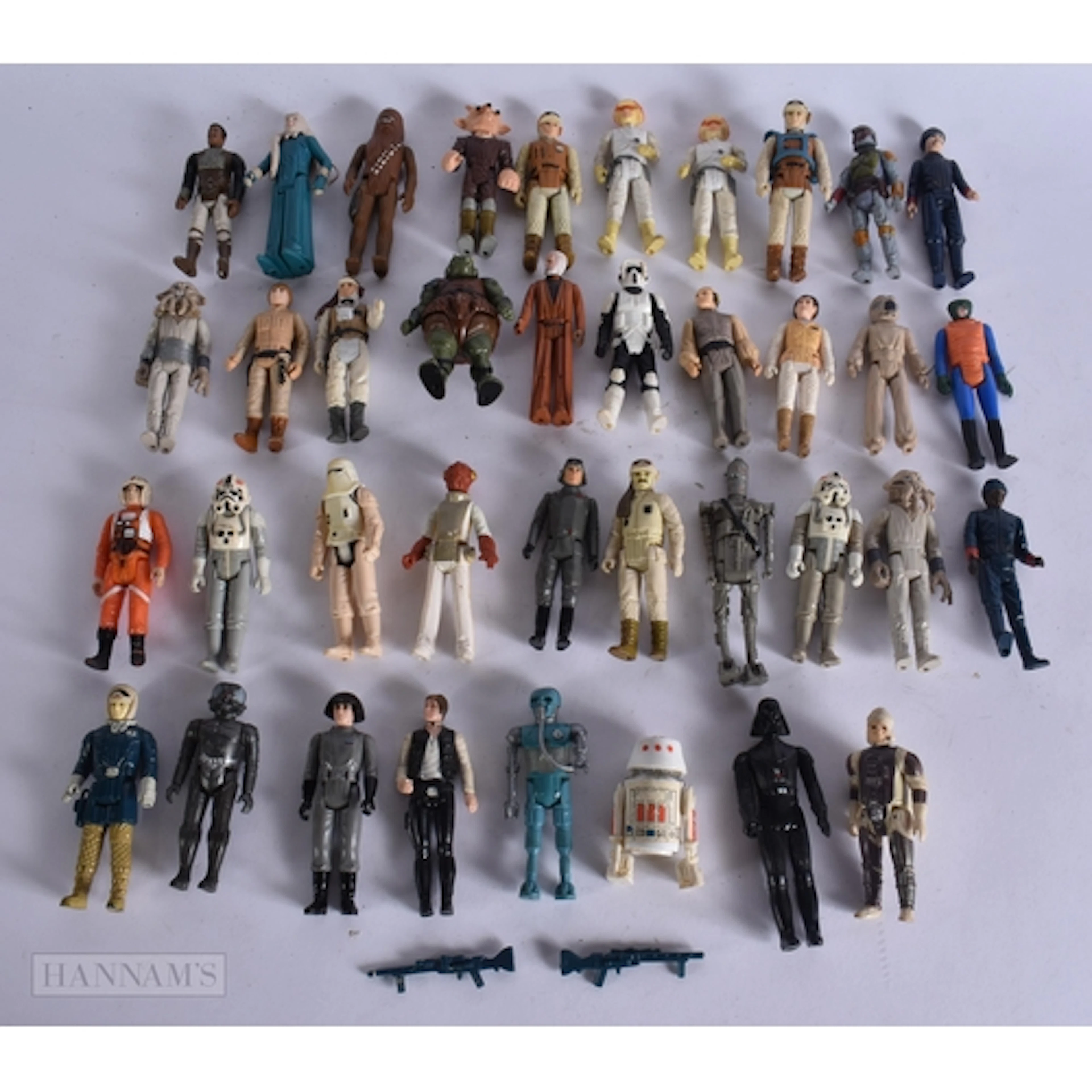 A COLLECTION OF VINTAGE STAR WARS FIGURES. (qty)