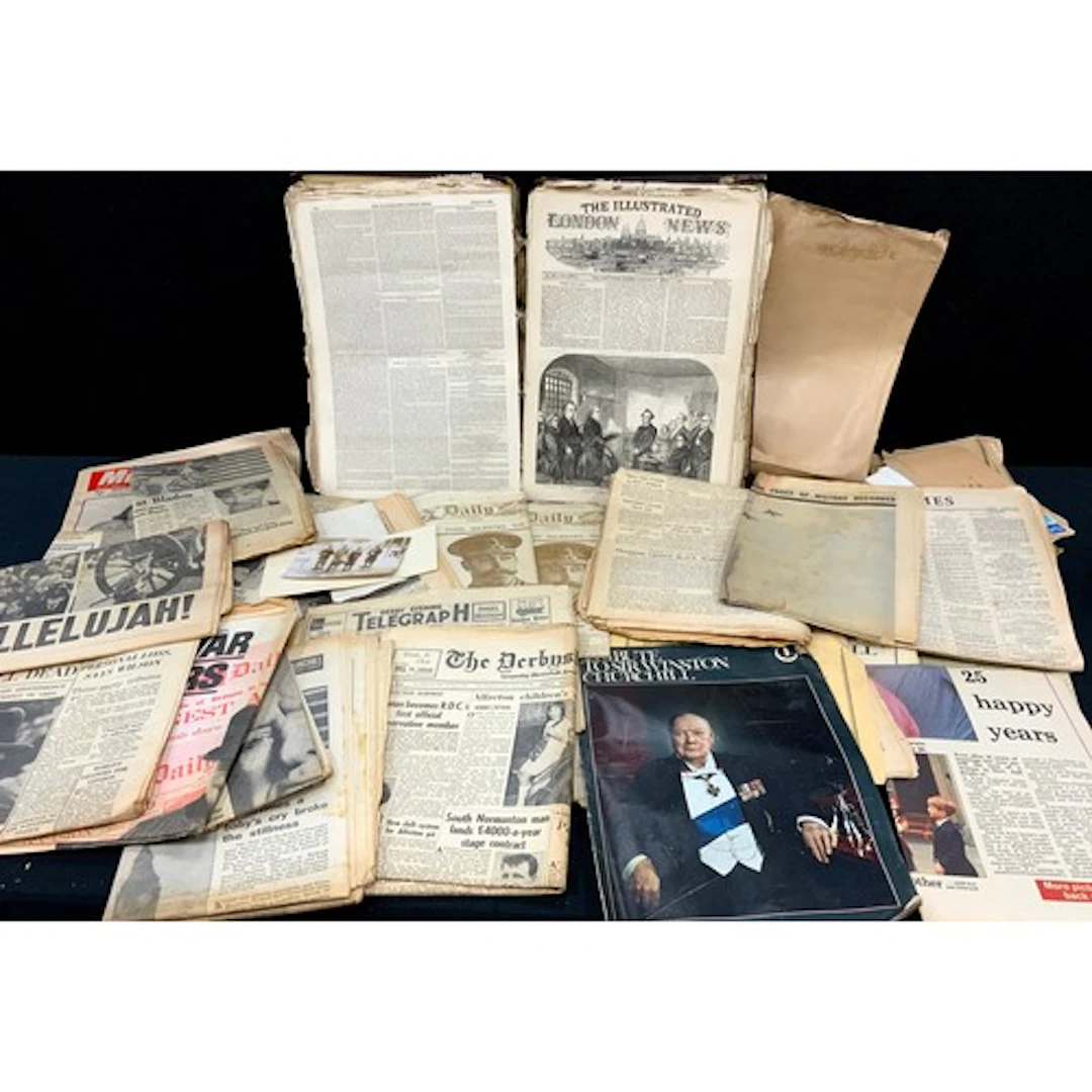 Ephemera - Illustrated London News 1849, bound volume; Cuna...