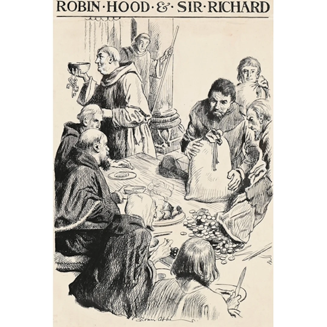 Salomon van Abbé ARE, RBA (Illustrator; 1883-1955) - Rose th...