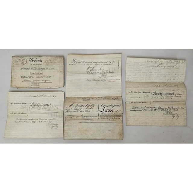 Bundle Documents, indenture between John Rolph & Mary Anne H...