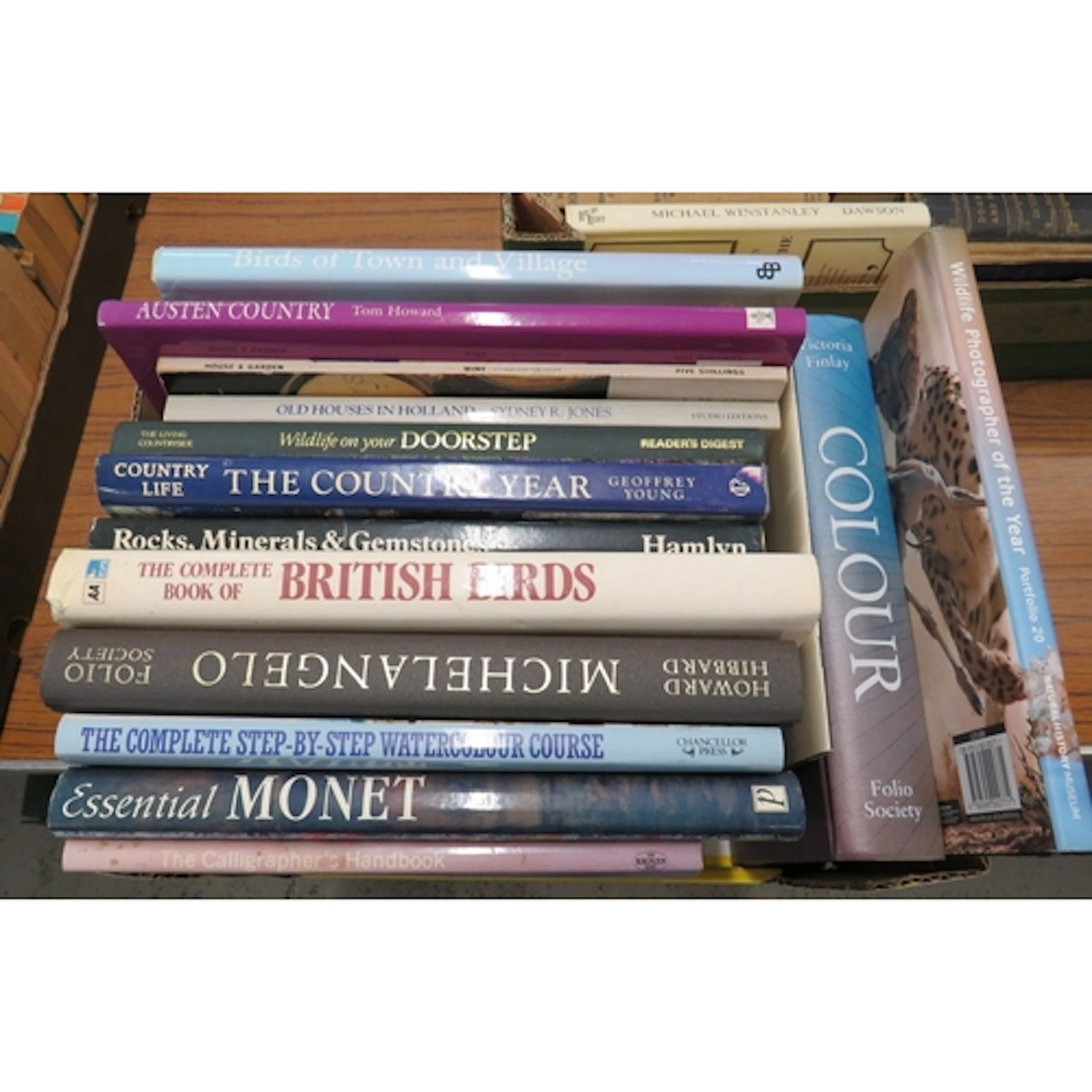 Books incl. Wildlife Photographer of The Year, Birds of Town...