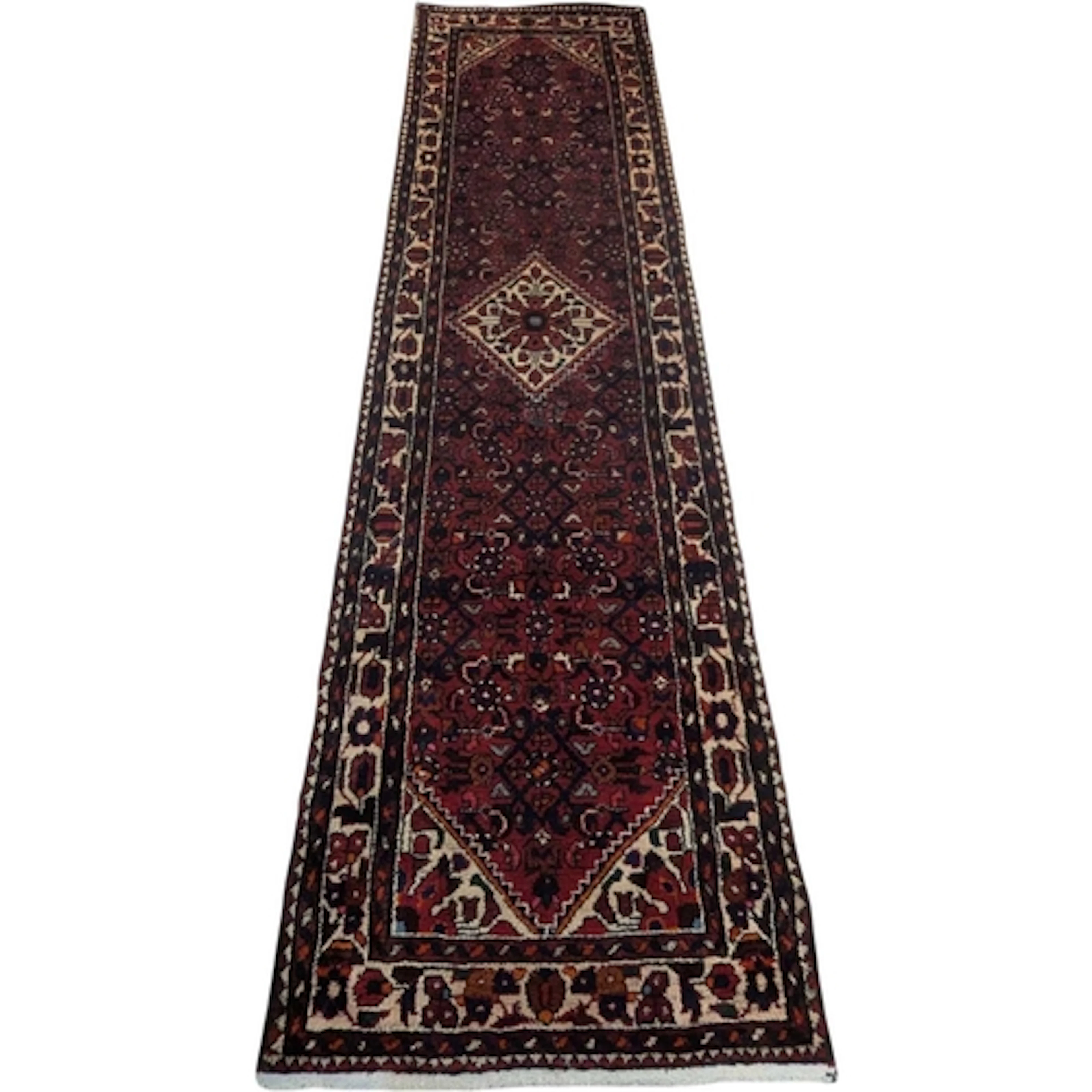 A vintage 20th century north west persian maylayer runner ru...