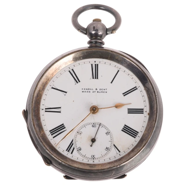 A 19th century Swiss silver open-face key-wind pocket watch,...