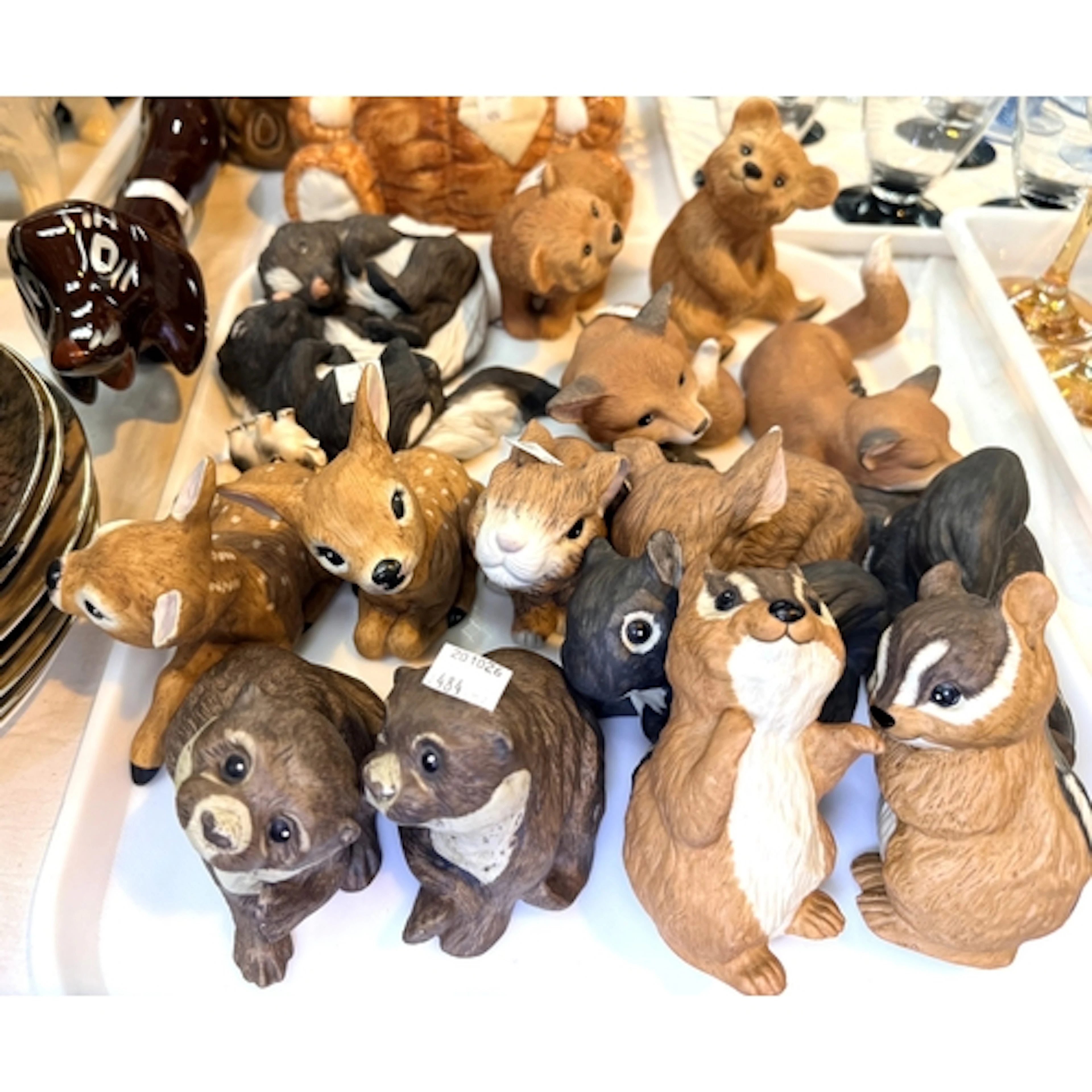 Beswick and a collection of other ceramic dogs, dog collecto...