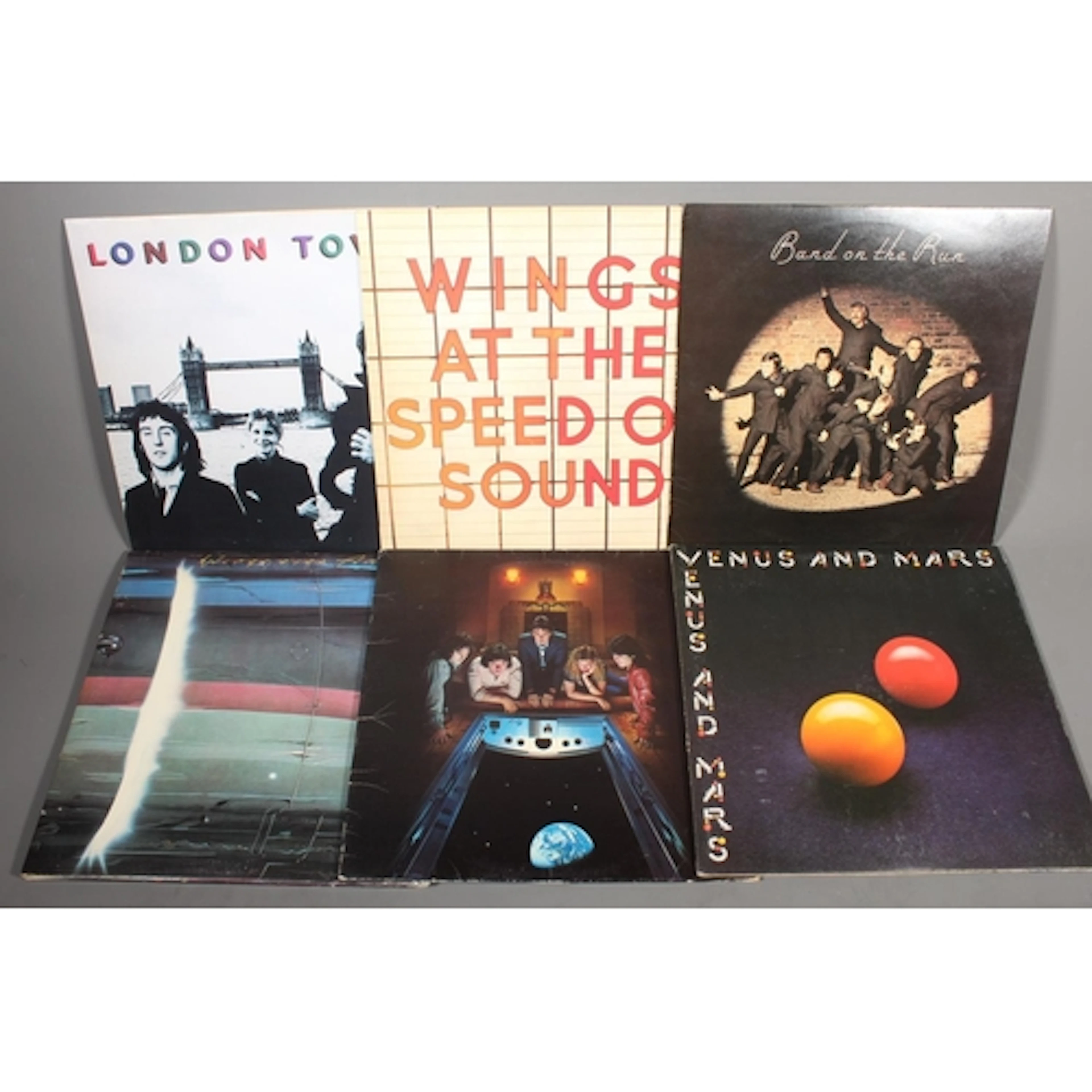 Wings vinyl records to include Wings Over America triple alb...