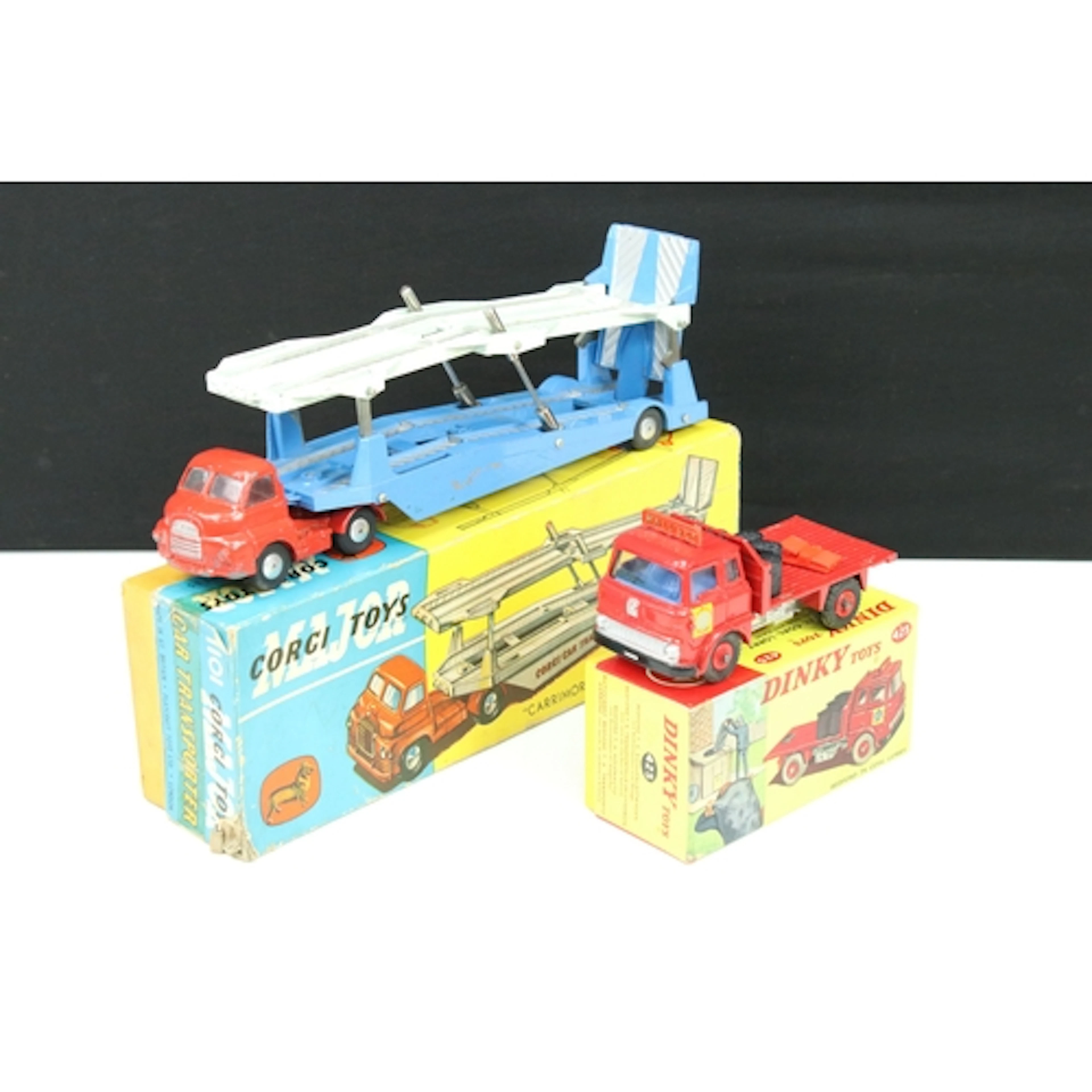 Two boxed diecast models to include Dinky 425 Bedford TH Coa...