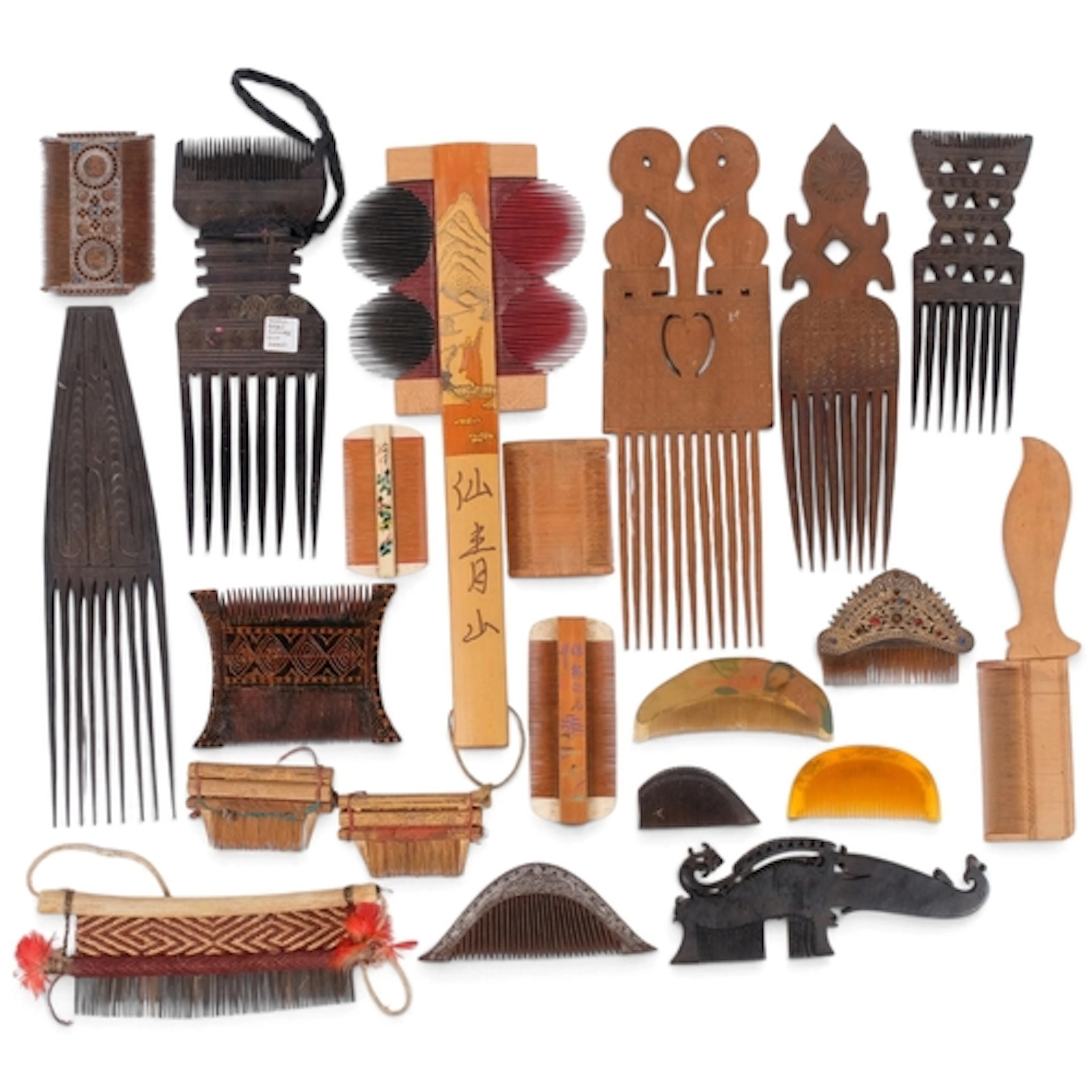 A collection of Tribal and Vintage combs