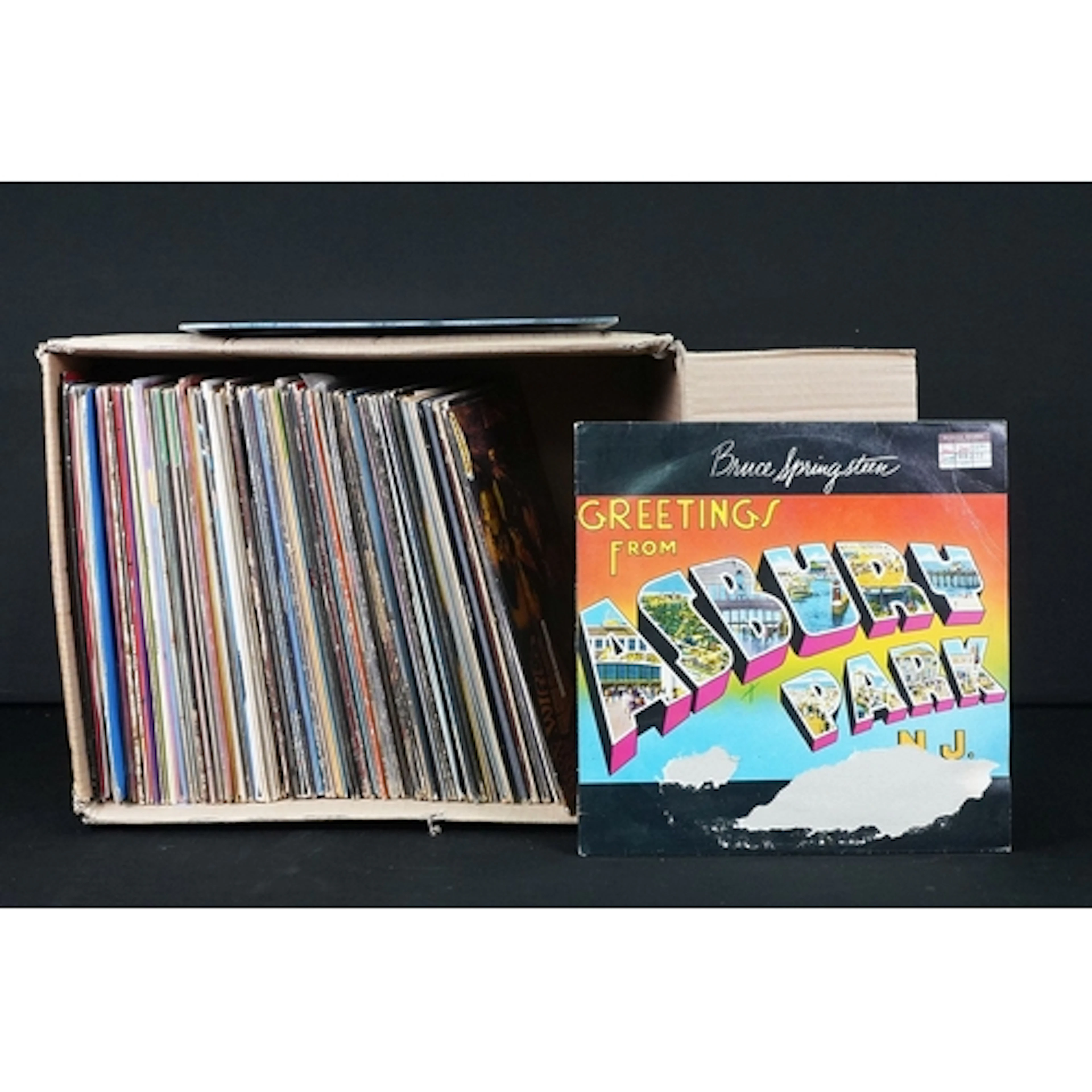 Vinyl - 80 Rock & Pop LPs and 24 12" singles to include Bruc...