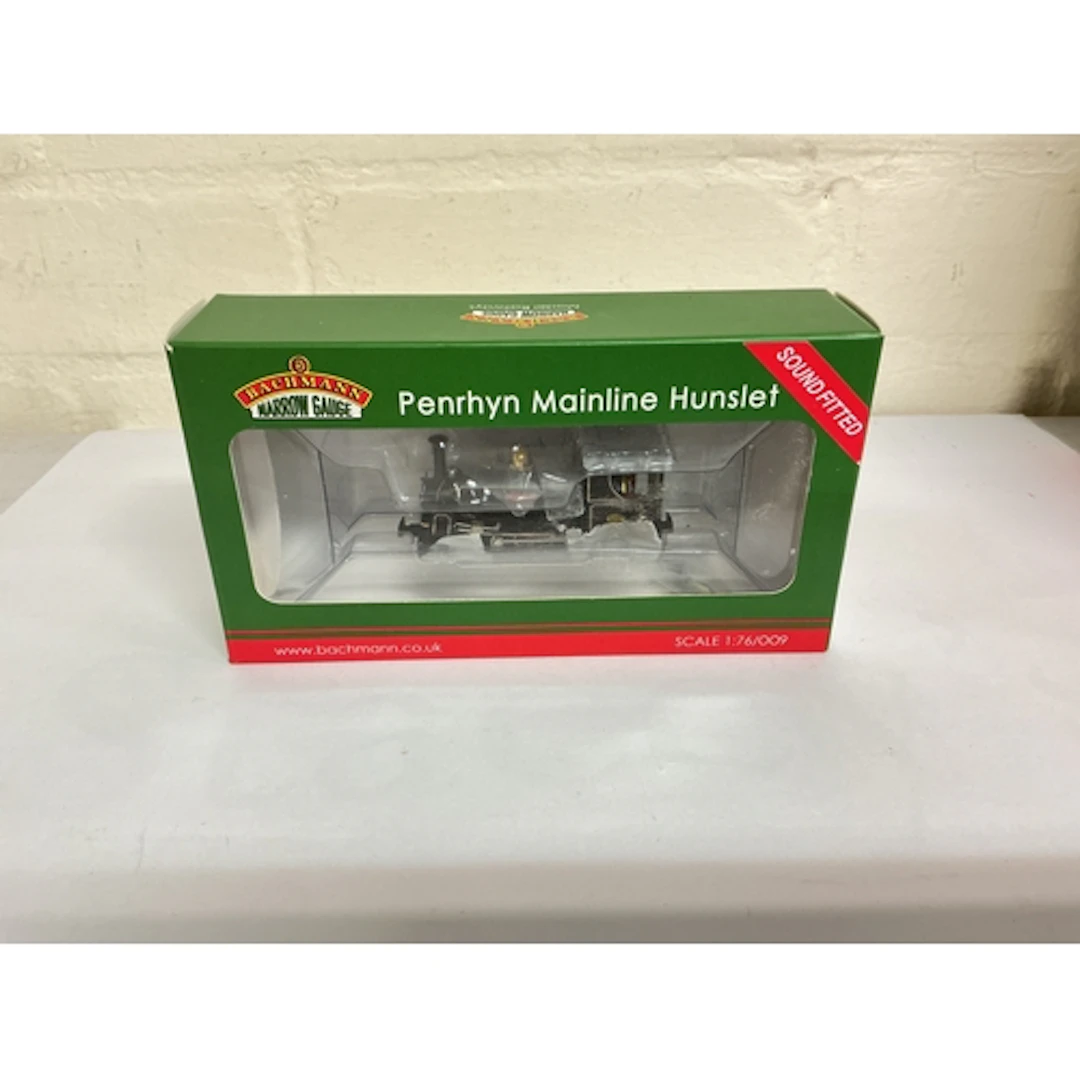 A Boxed Bachmann Narrow Gauge Mainline Hunslet 0-4-OST Blanc...