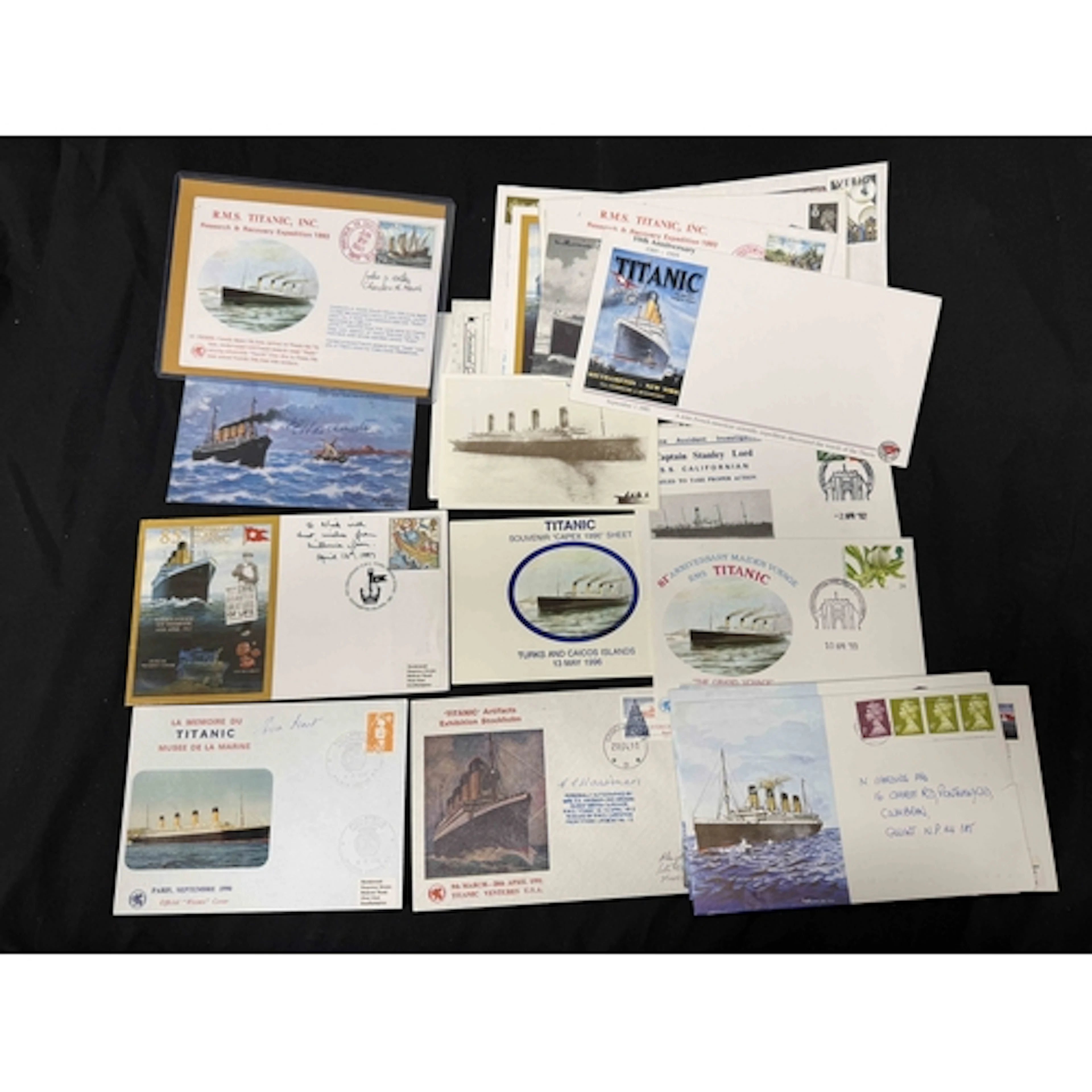 R.M.S. Titanic: R.M.S. Titanic: Collection of first day cov...