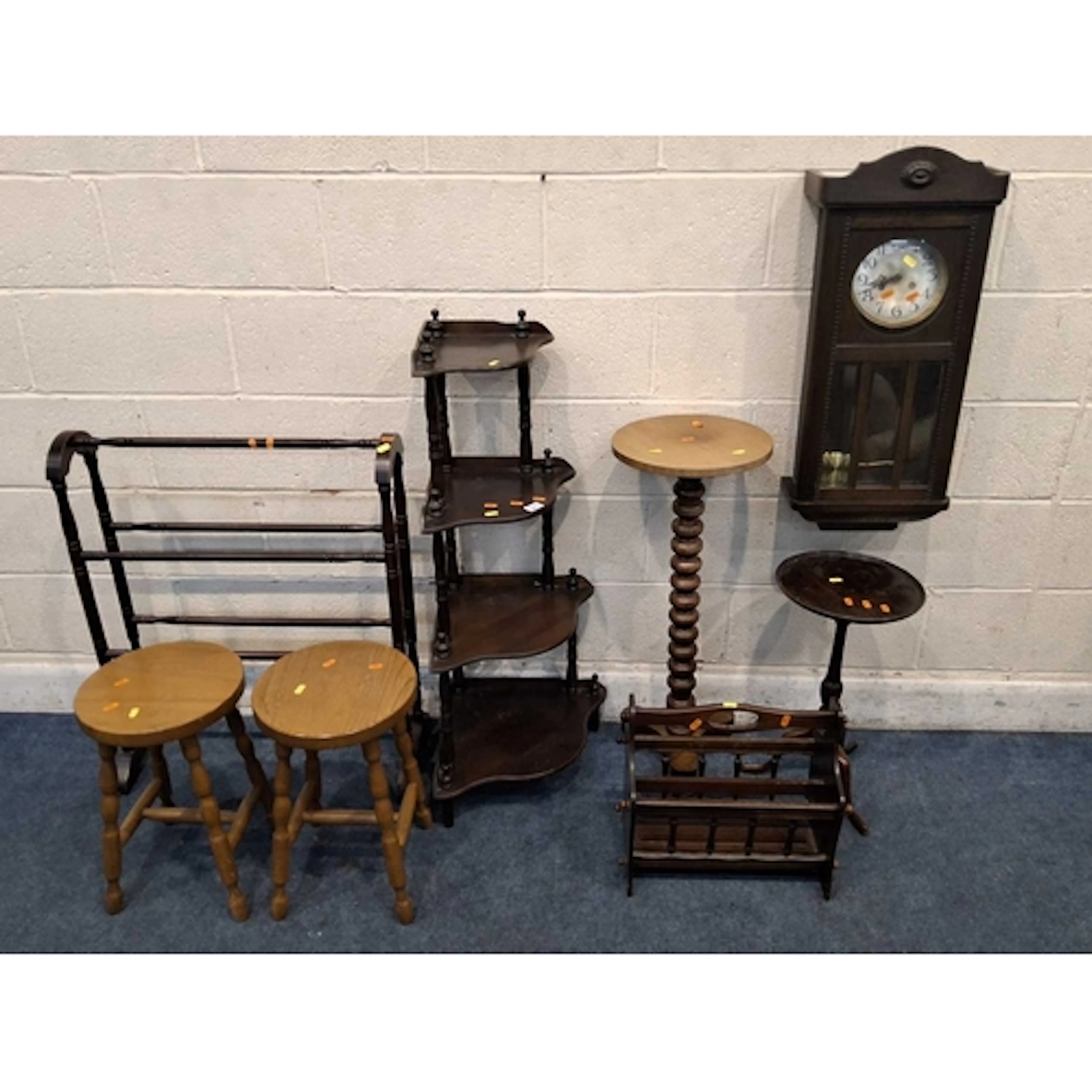 A SELECTION OF OCCASIONAL FURNITURE, to include a four tier ...