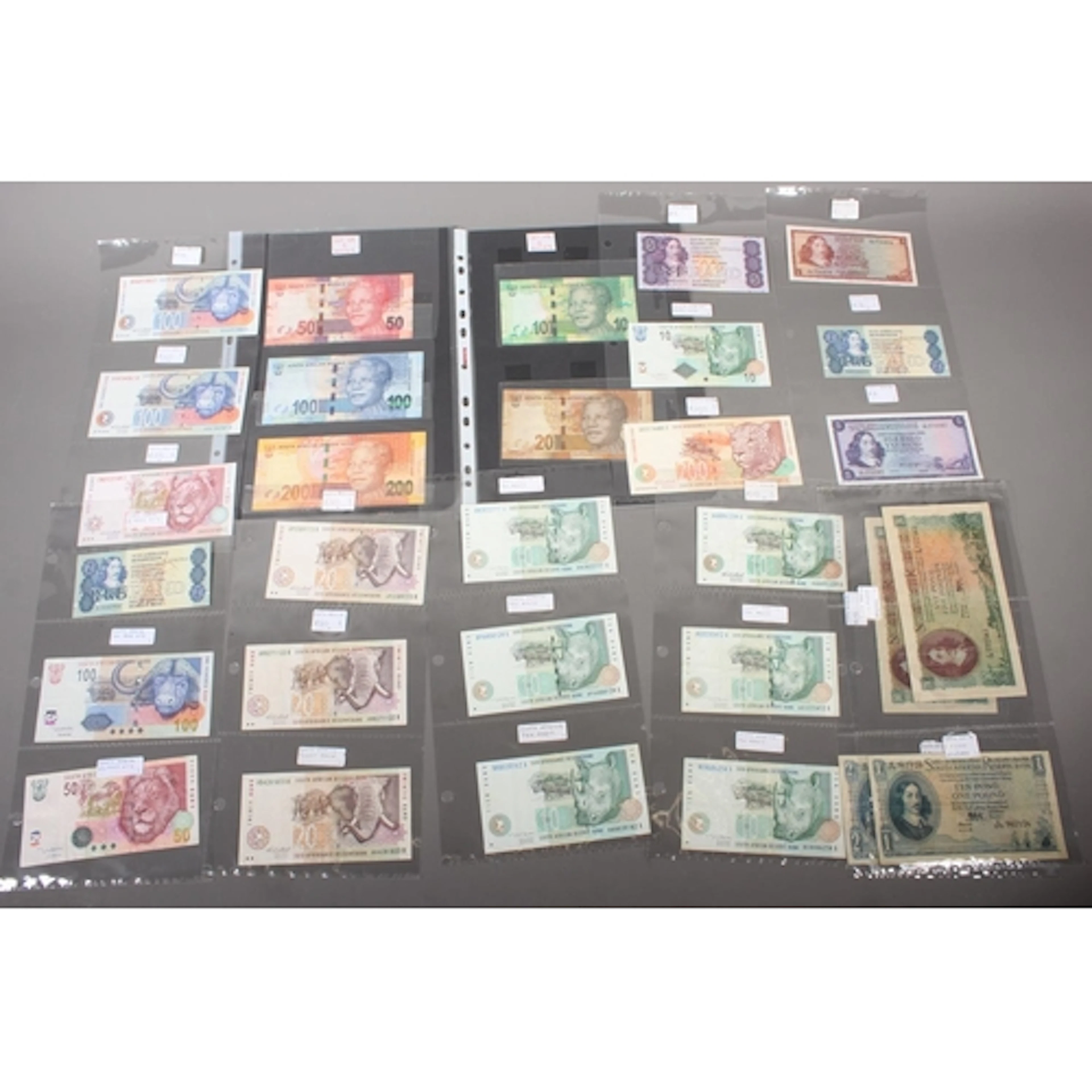 SOUTH AFRICA banknote collection to include SOUTH AFRICA RES...