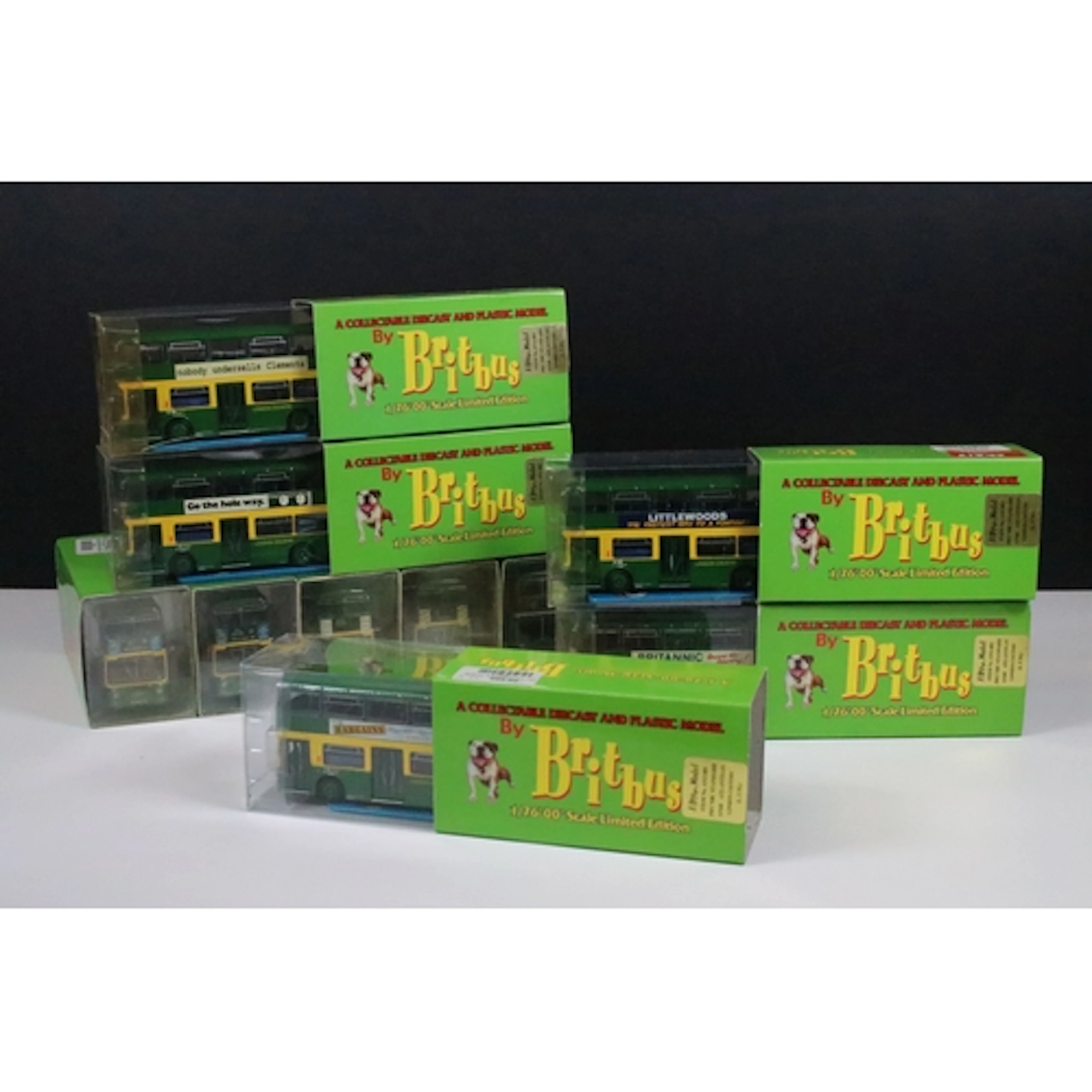 Ten boxed Britbus diecast model buses to include 8 x AN2-002...
