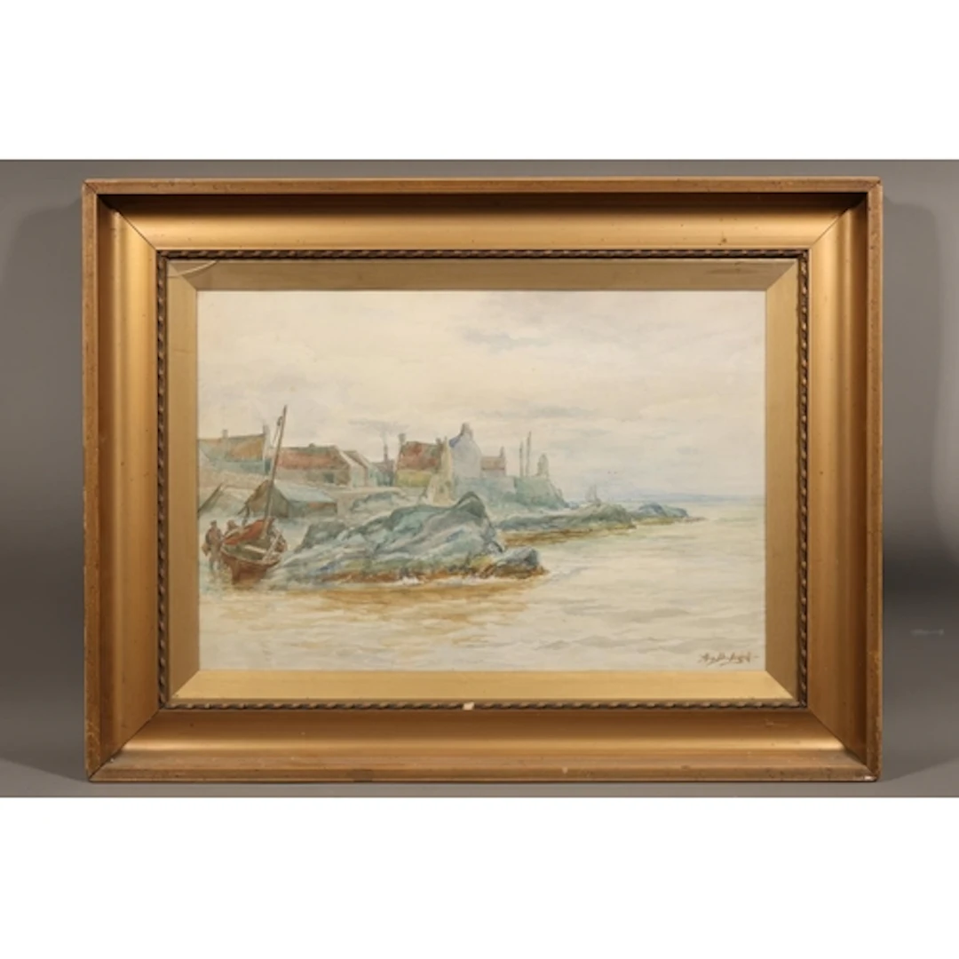 ALEXANDER BALLINGALL (Scottish 1870-1910), Fisherrow Musselb...
