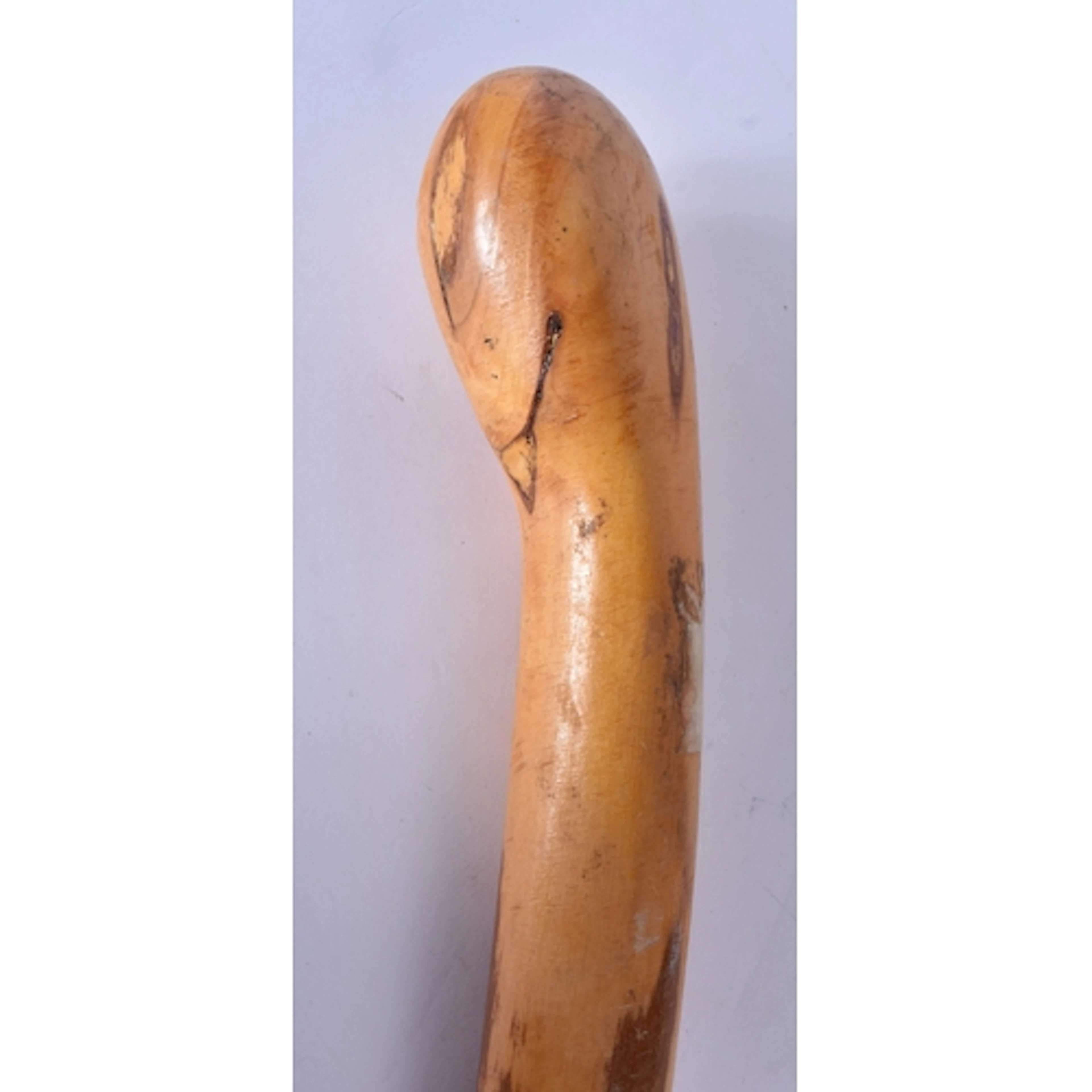 An Australian aboriginal wooden walking cane, 99cm.