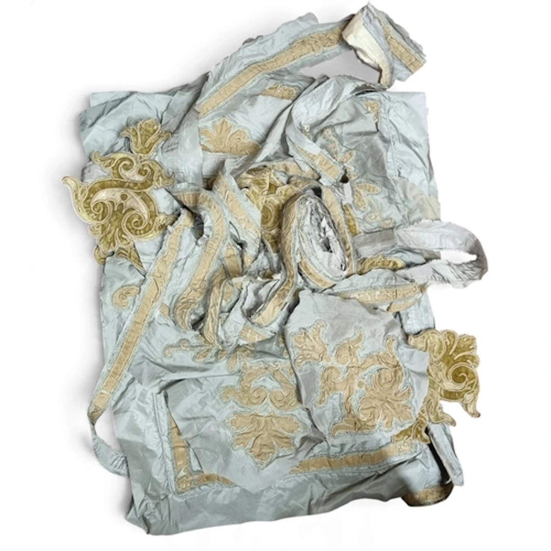 A good quantity of medieval style Silk Panels.