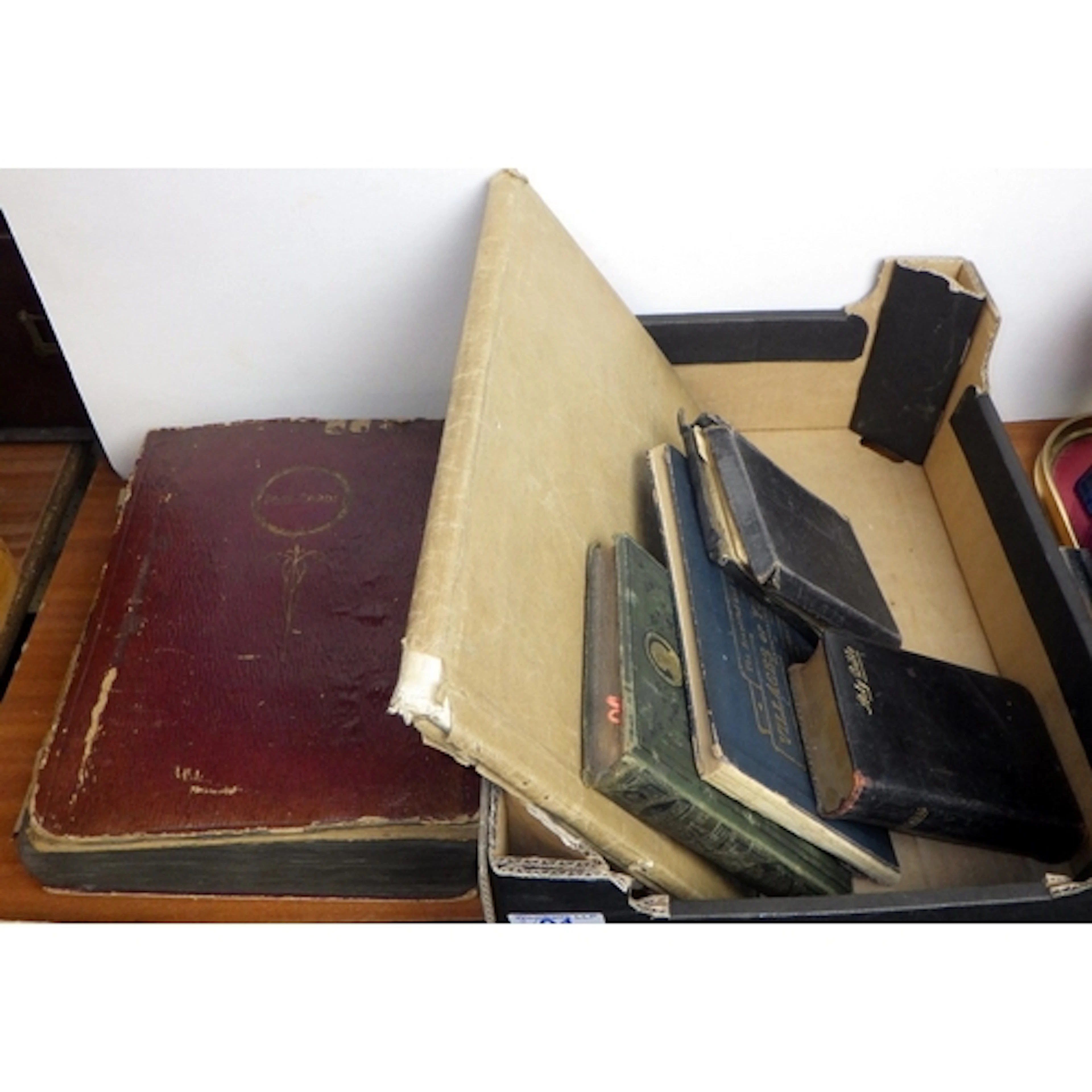A qty of vintage postcards and ephemera