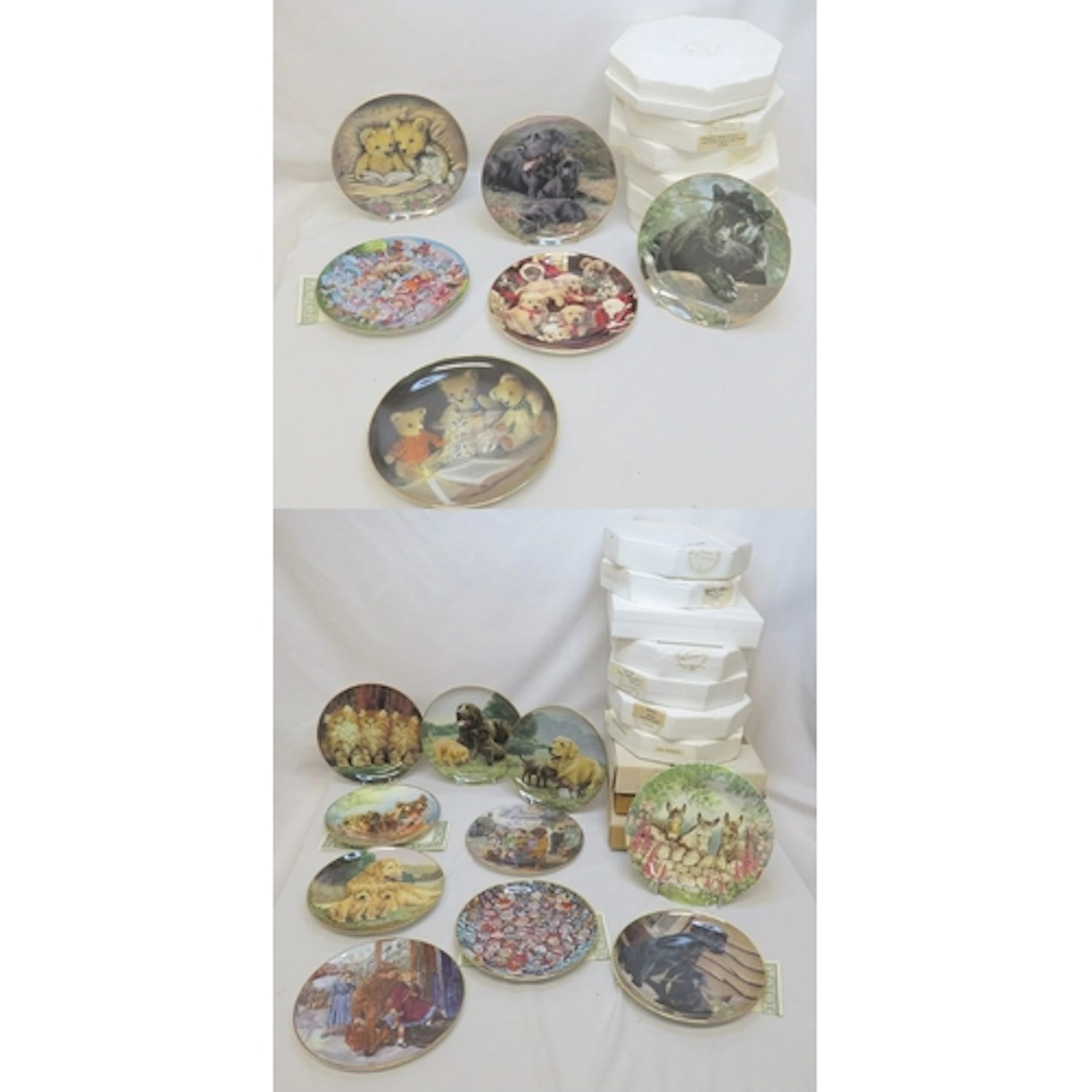 Collectors Plates: Royal Doulton Boy & Girl Evacuees, Christ...