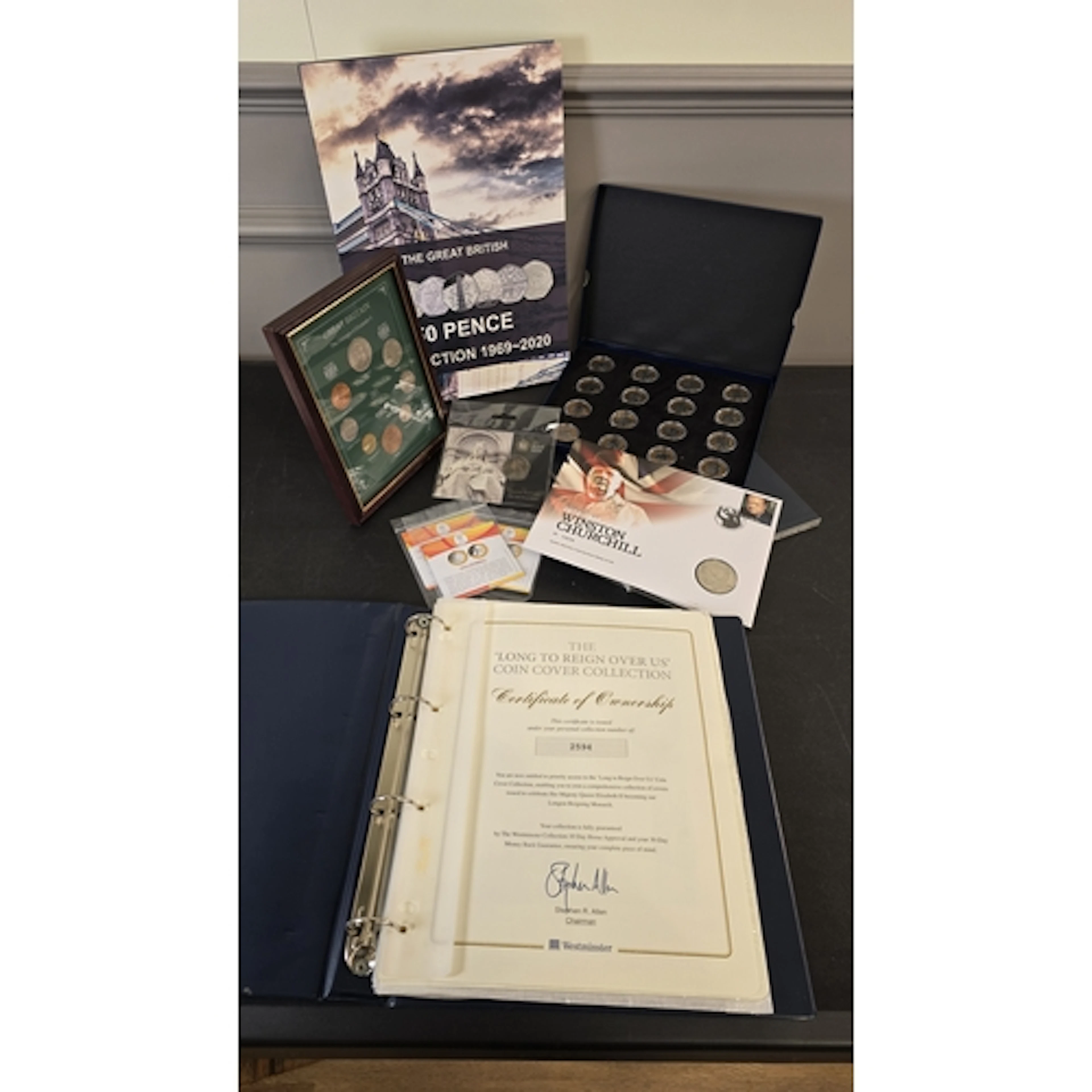 The Great British 50 Pence Coin Collection 1969-2020 (type s...