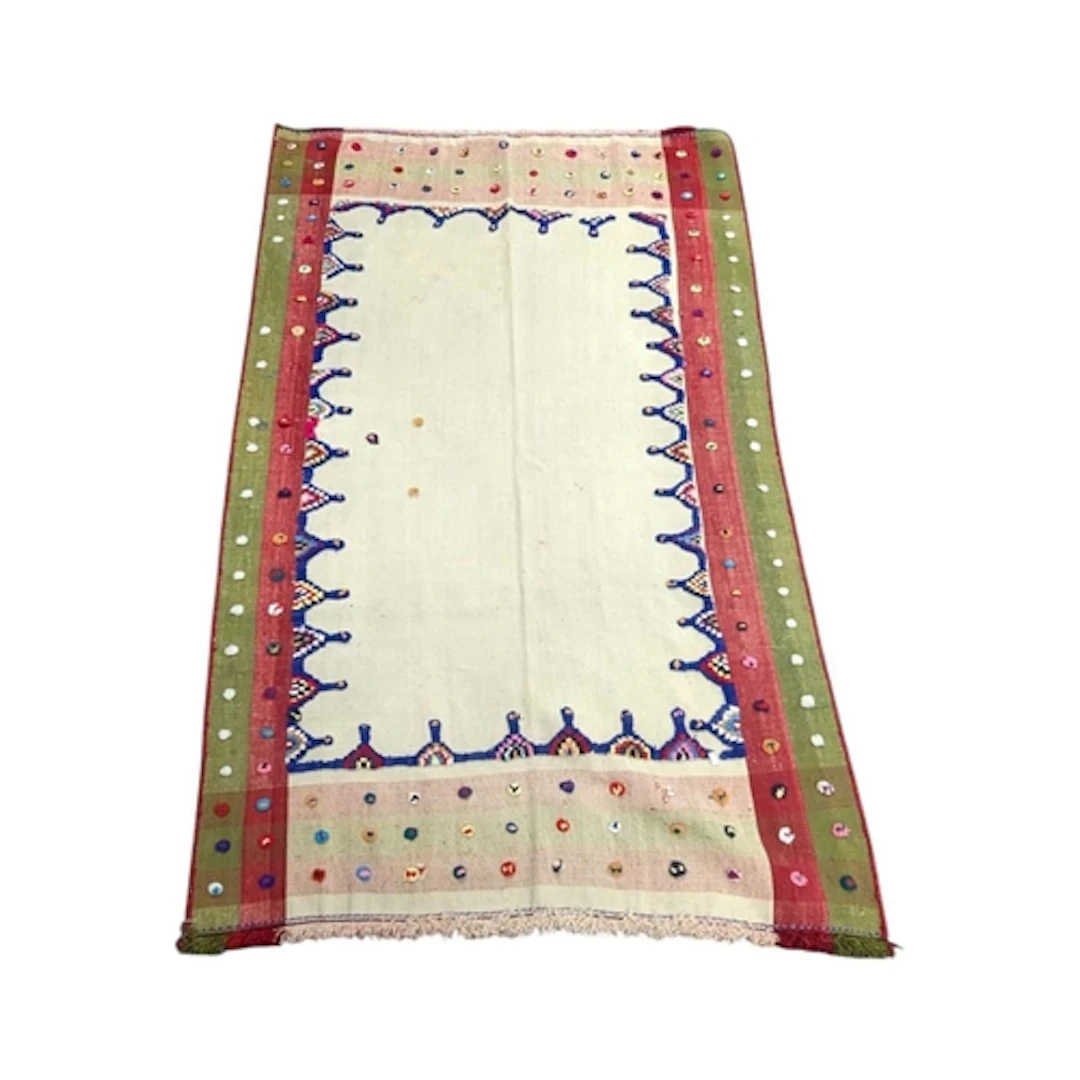 A vintage 20th century South West Persian Jajim Kilim carpet...