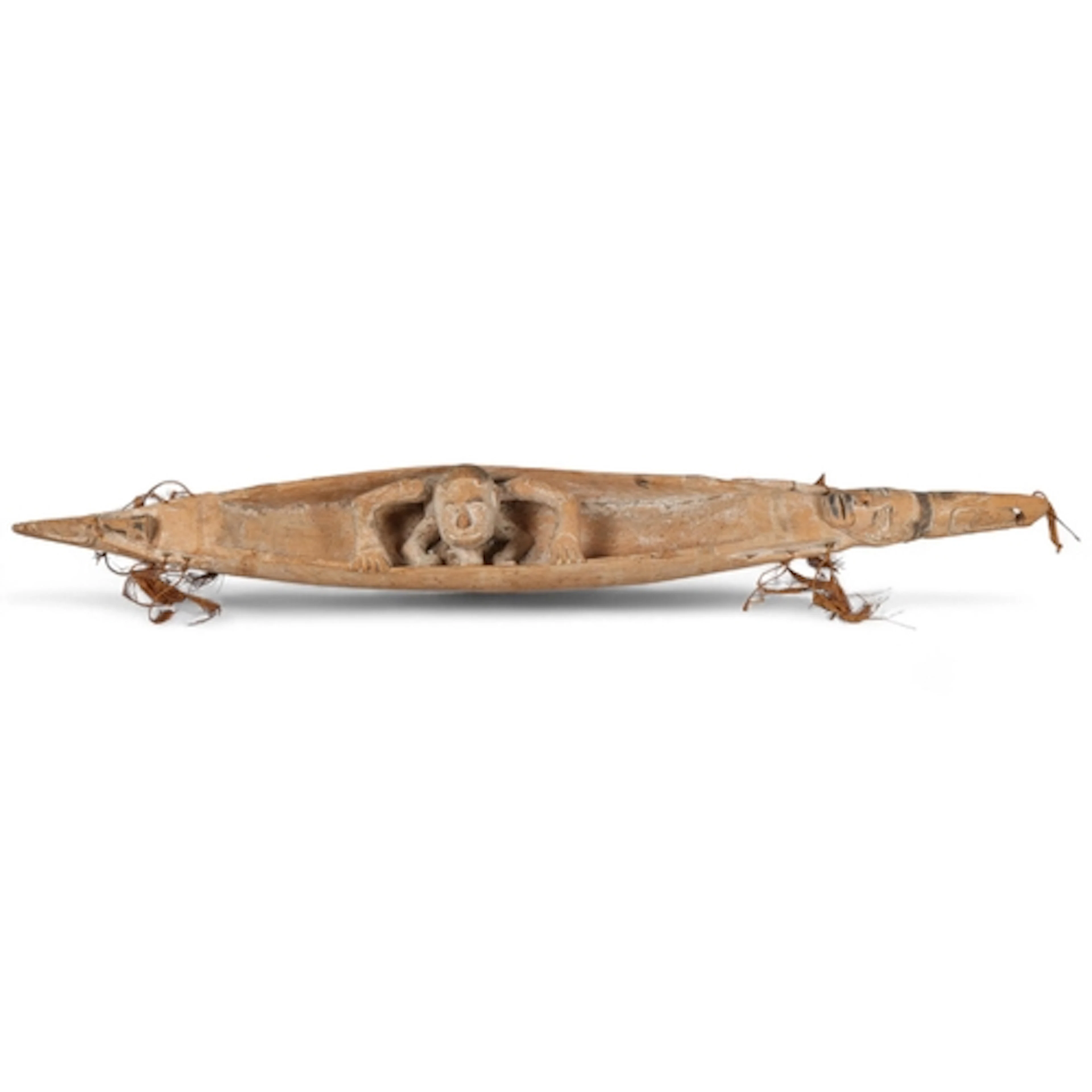 An Asmat Soul canoe (Wuramon), carved wood from Southern Pap...