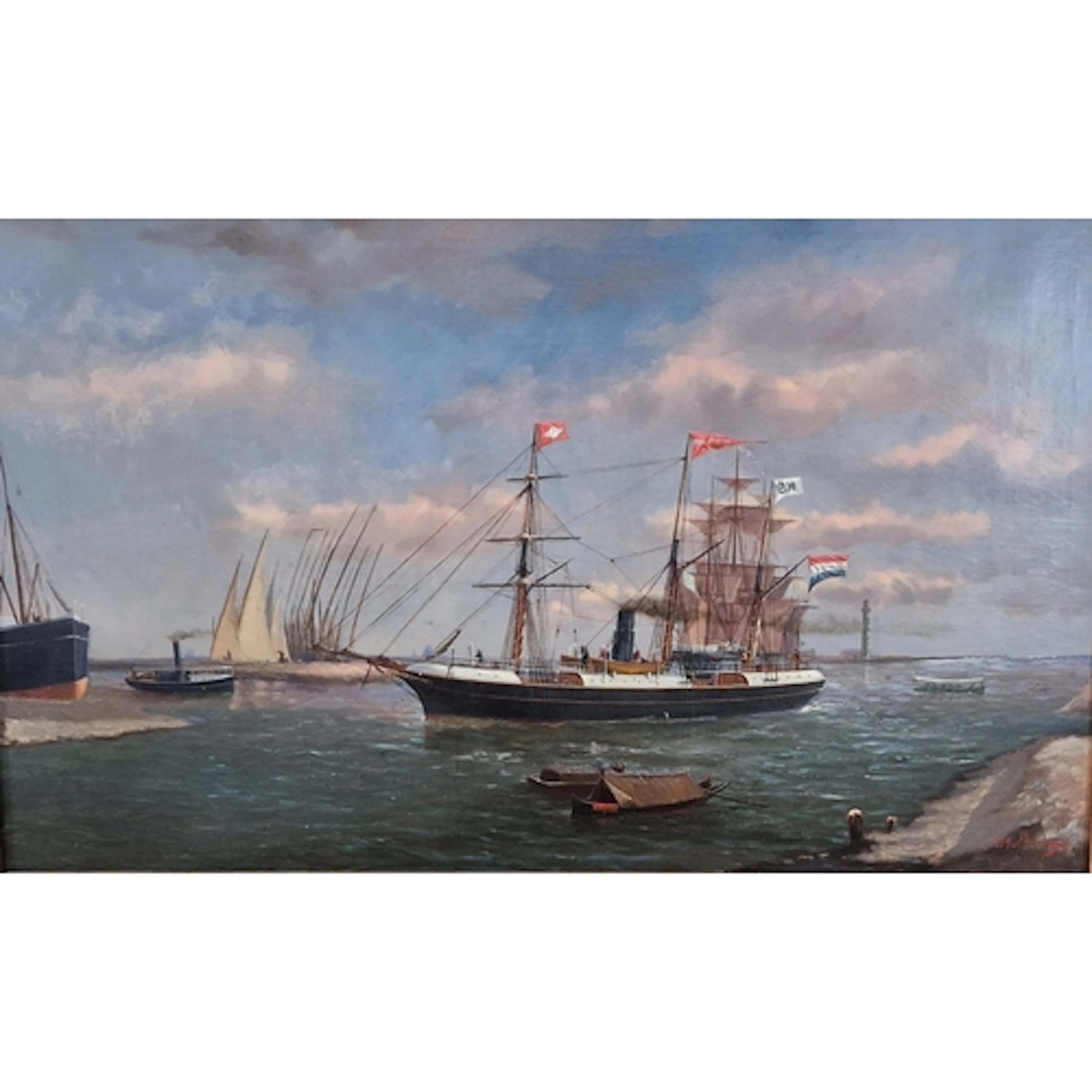 TEEN GERRITS FENENGA.'The Prins Hendrik der Nederlanden' en...