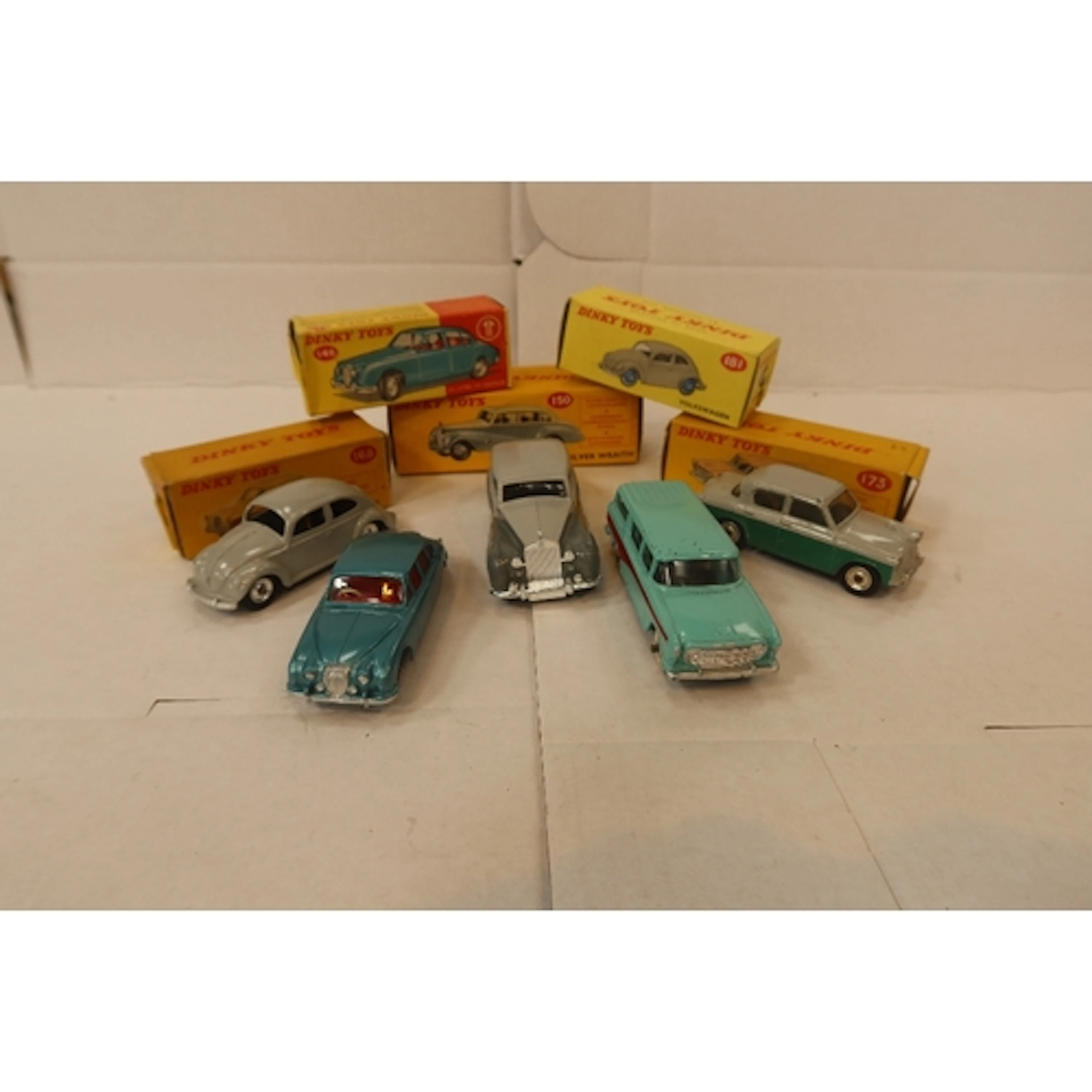 Dinky Toys 150, 168, 173, 181, 146