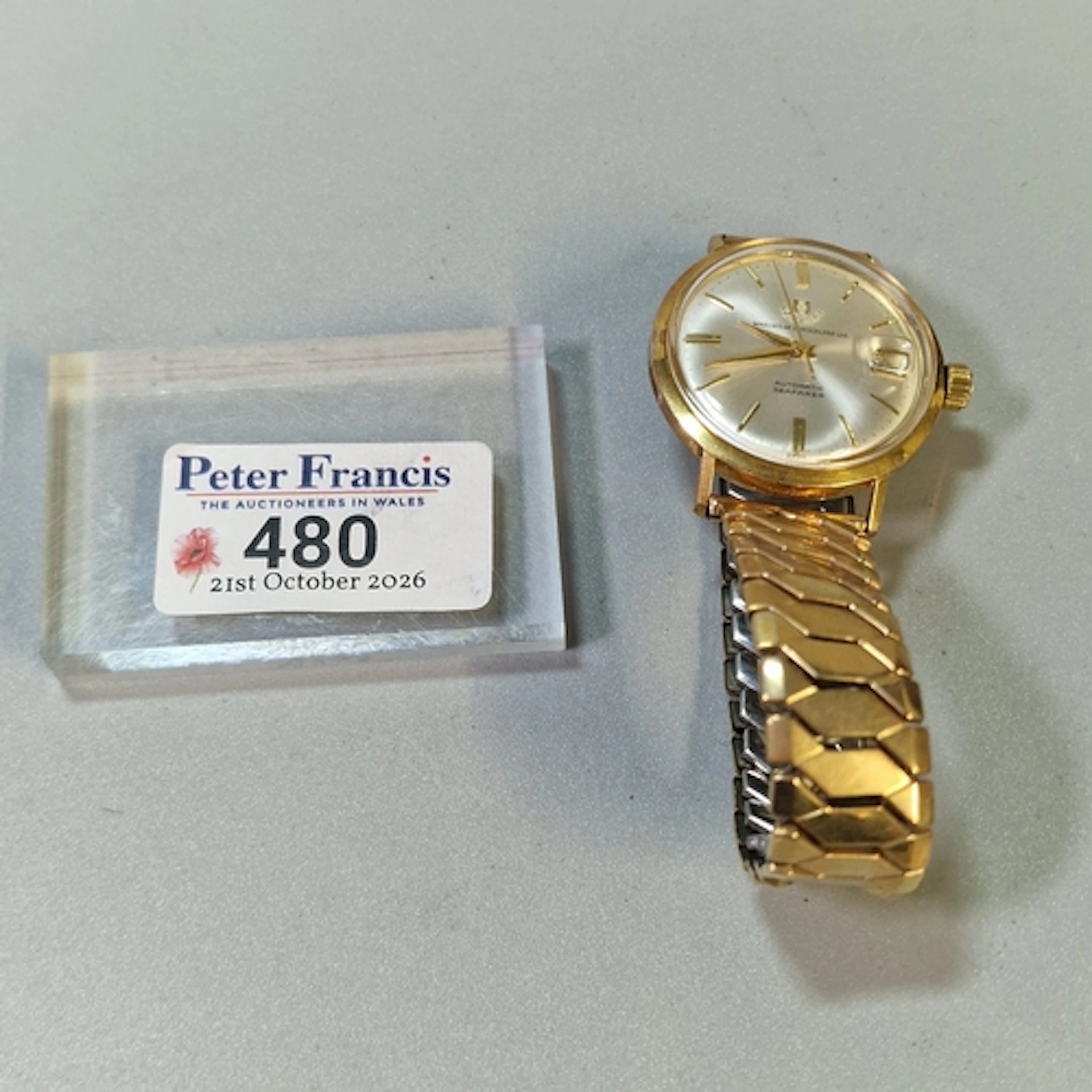 Vintage 1960s gent's bracelet wristwatch marked Watches of S...