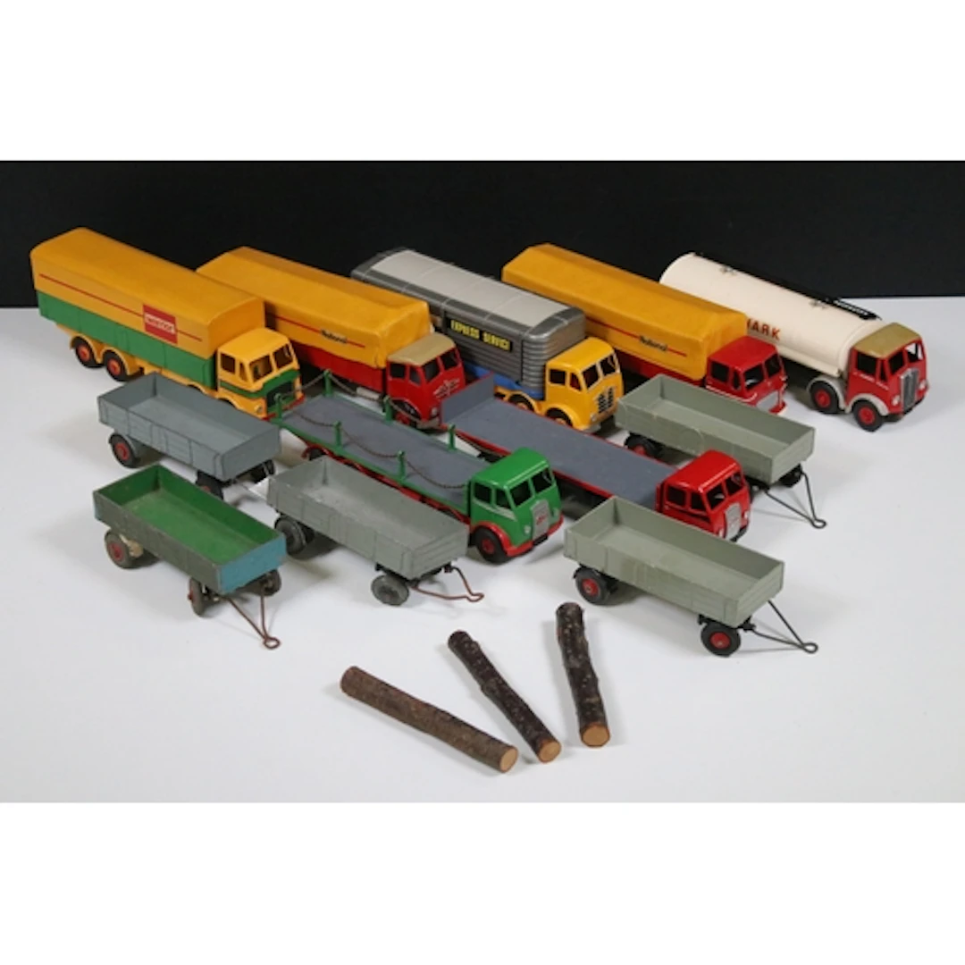 12 Mid 20th C onwards playworn commercial related diecast mo...