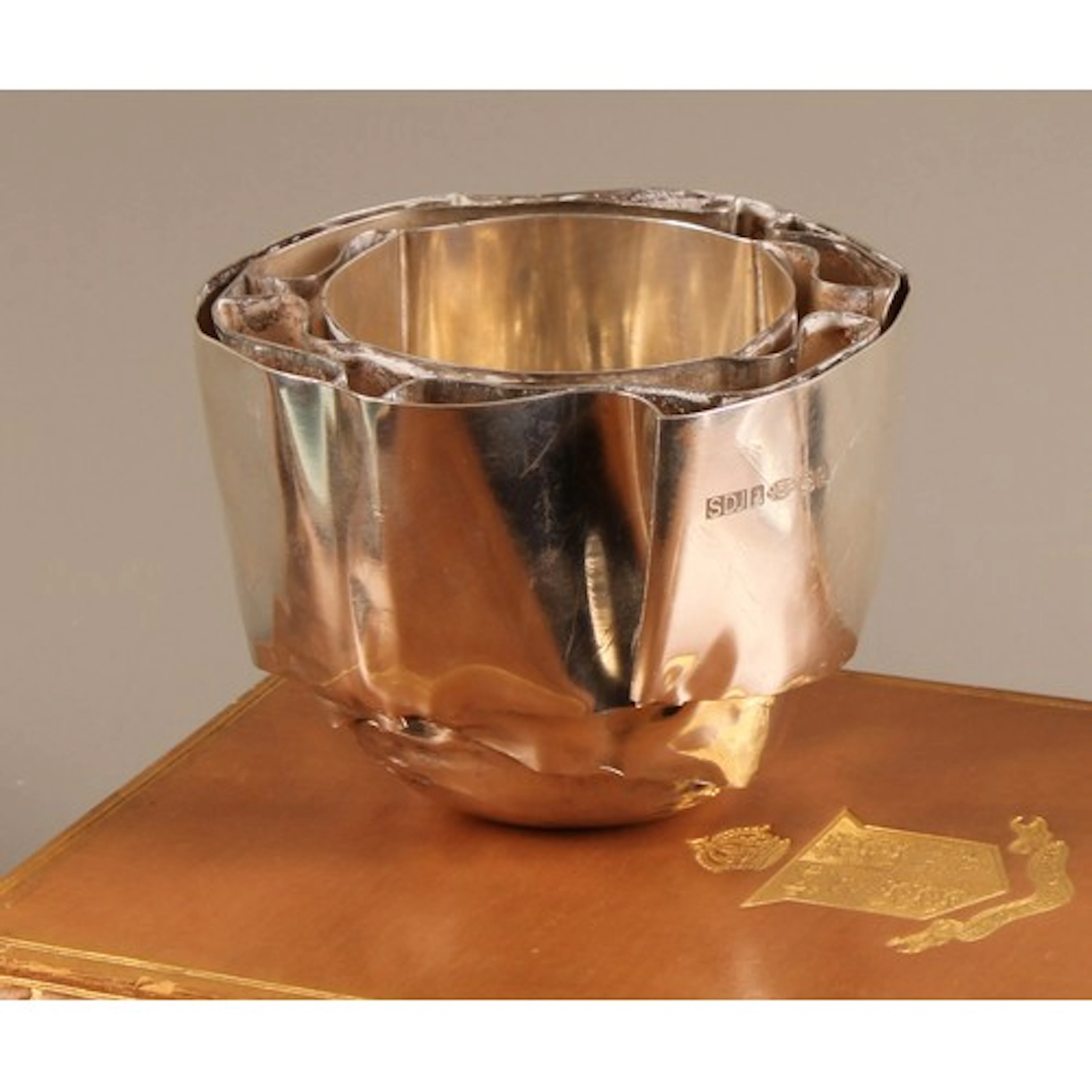 Modern Design - an Elizabeth II Britannia silver bowl, multi...