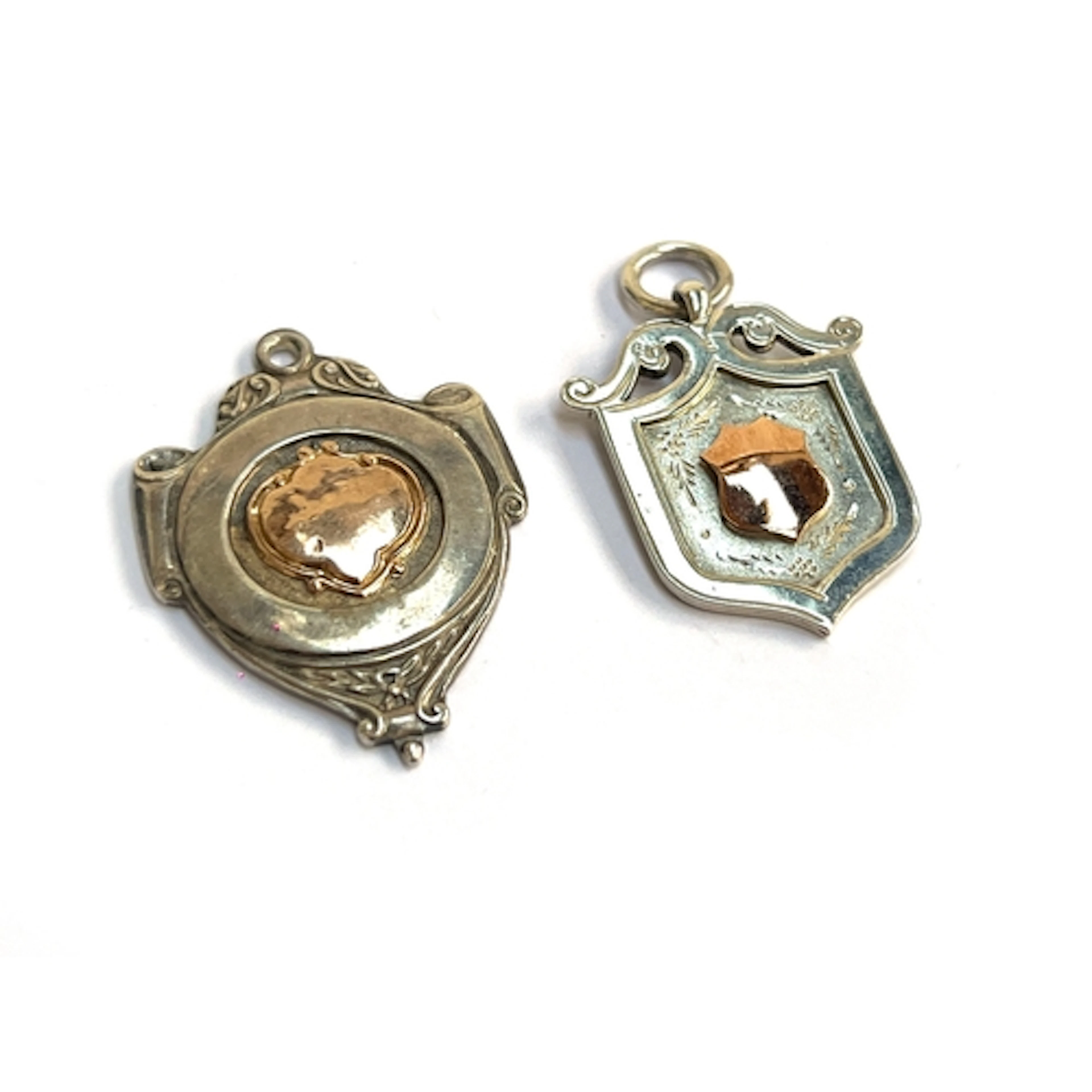Two antique silver medals, one engraved Nechells Whist Leagu...