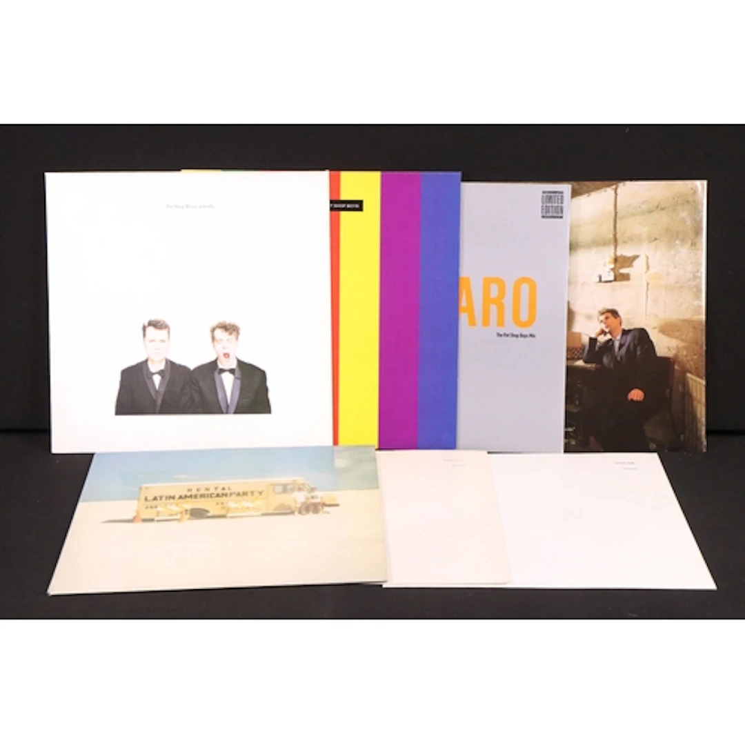 Vinyl - 2 Pet Shop Boys LPs and 5 12" singles to include Act...