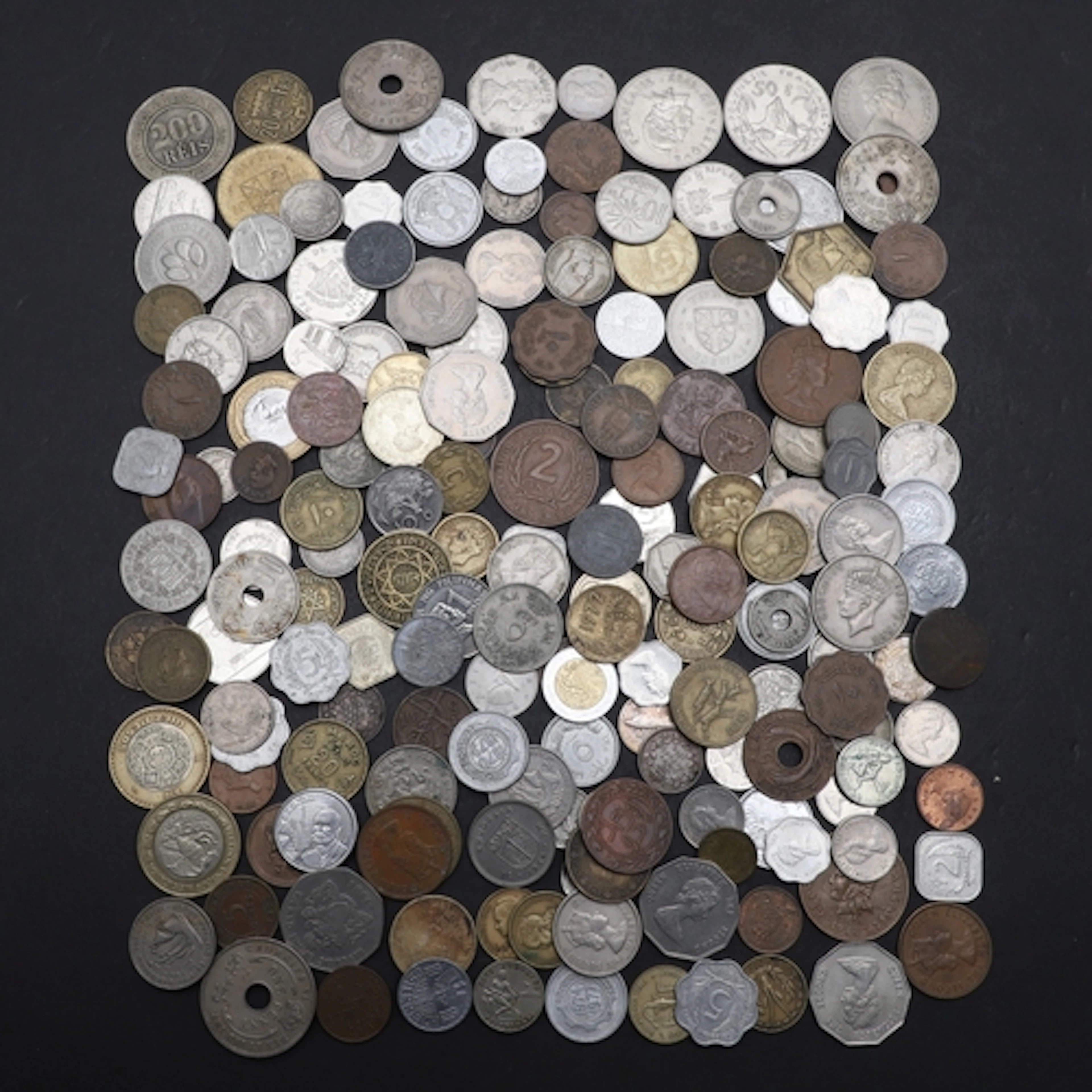 WORLD COINS: A COLLECTION OF COINS FROM DIVERSE AFRICAN AND ...