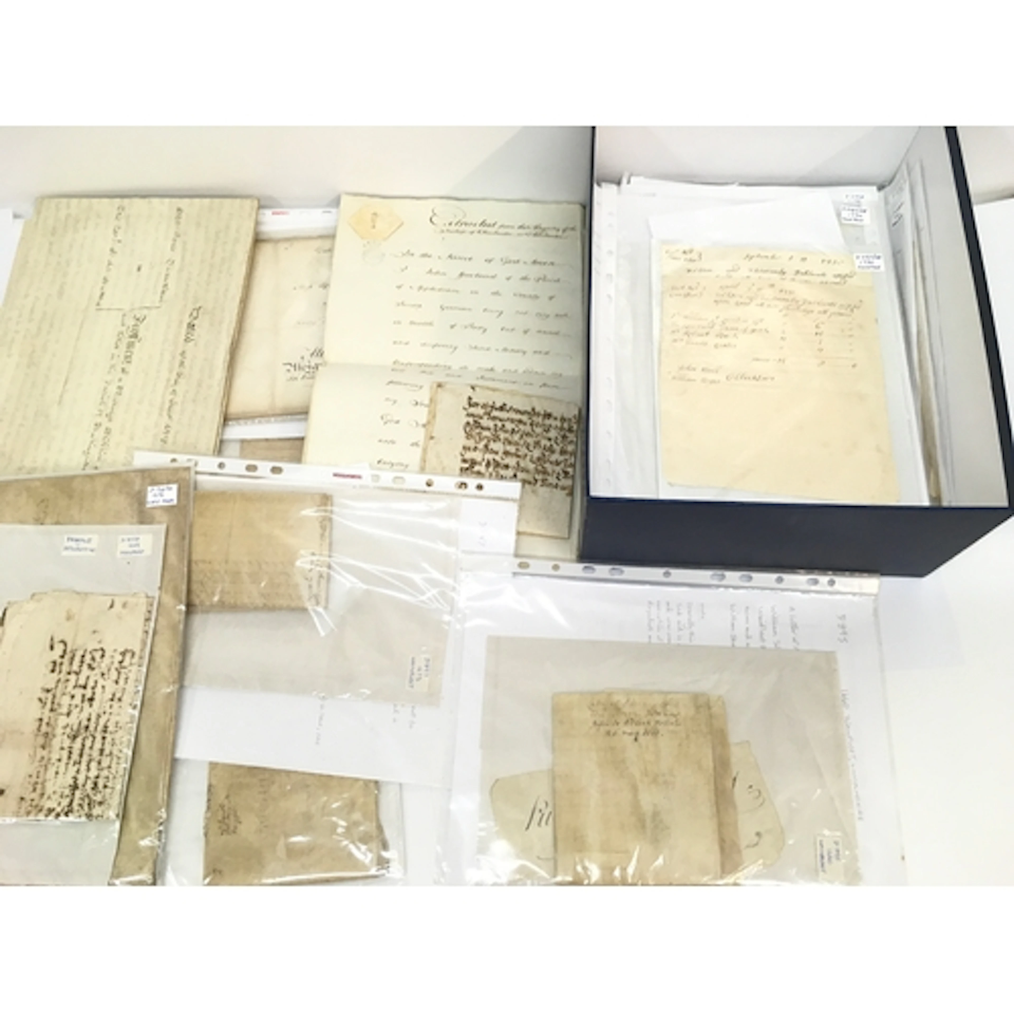 A large mixed collection of indenture, leases/ freehol...