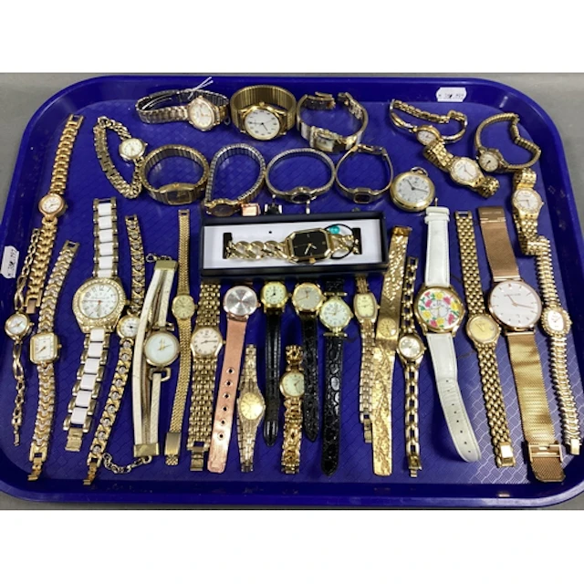 A Selection of Modern Ladies Wristwatches, including Accuris...