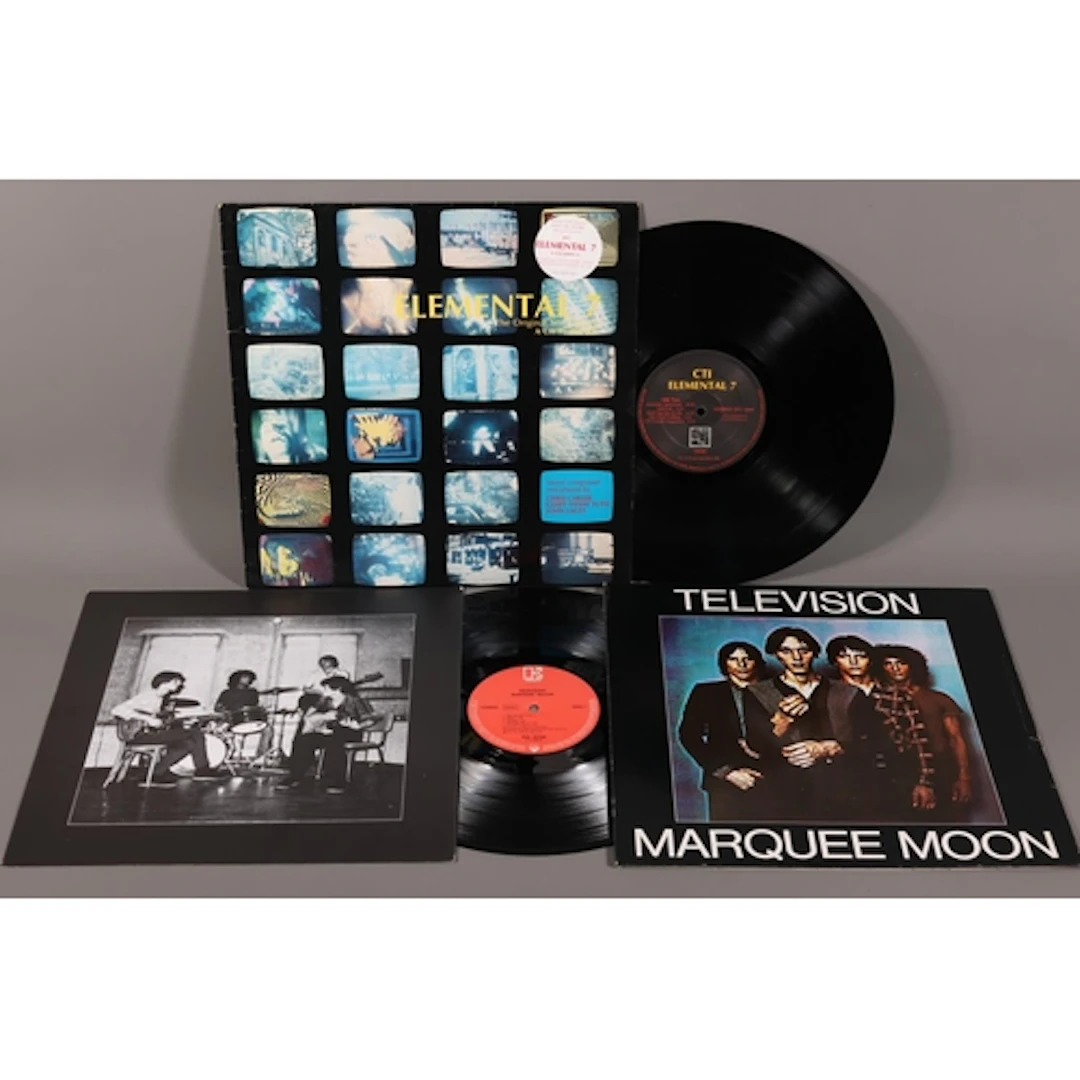 Television Marquee Moon on Elektra label ELK 52 046 and Elem...