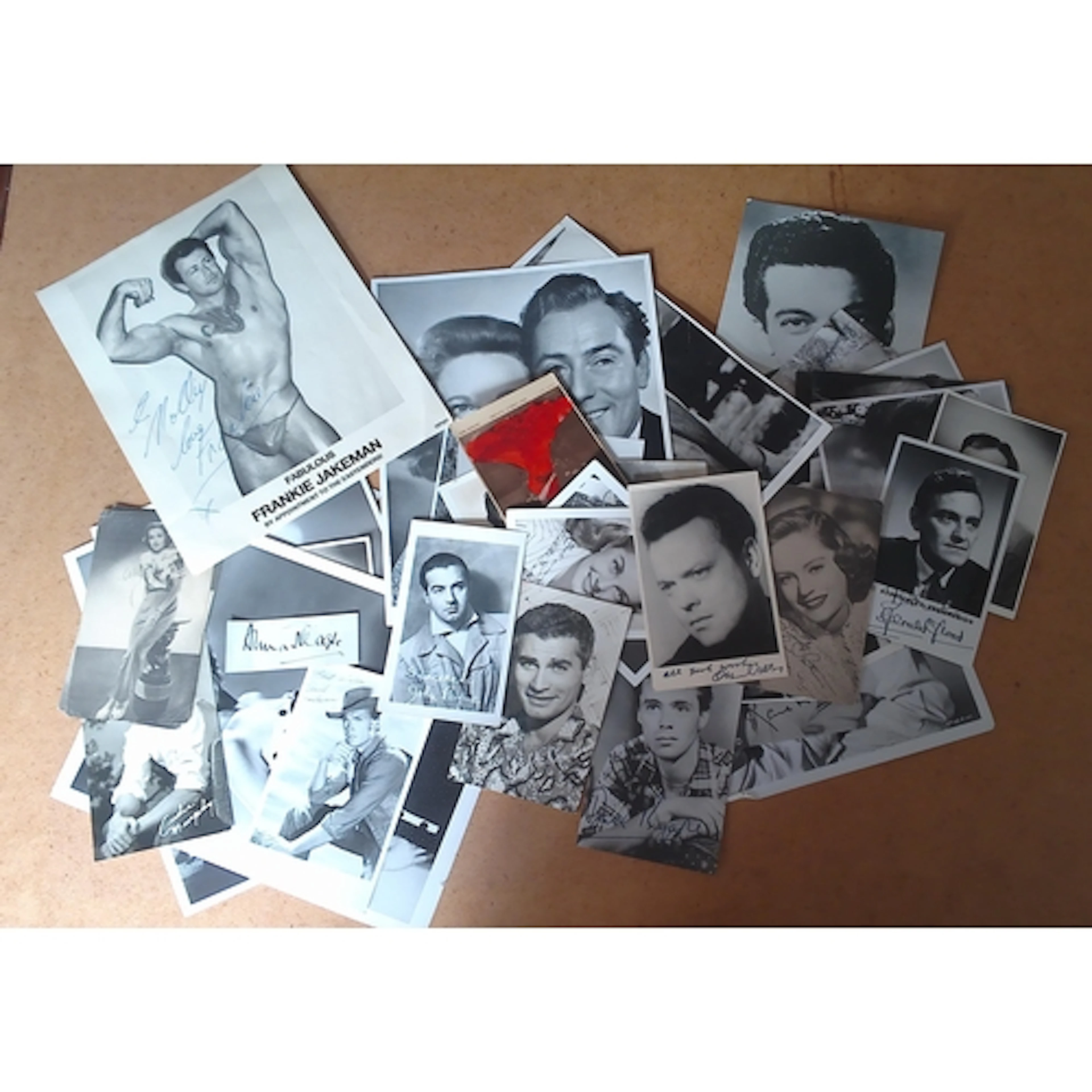 Film and TV photographs of actors and actresses many with si...