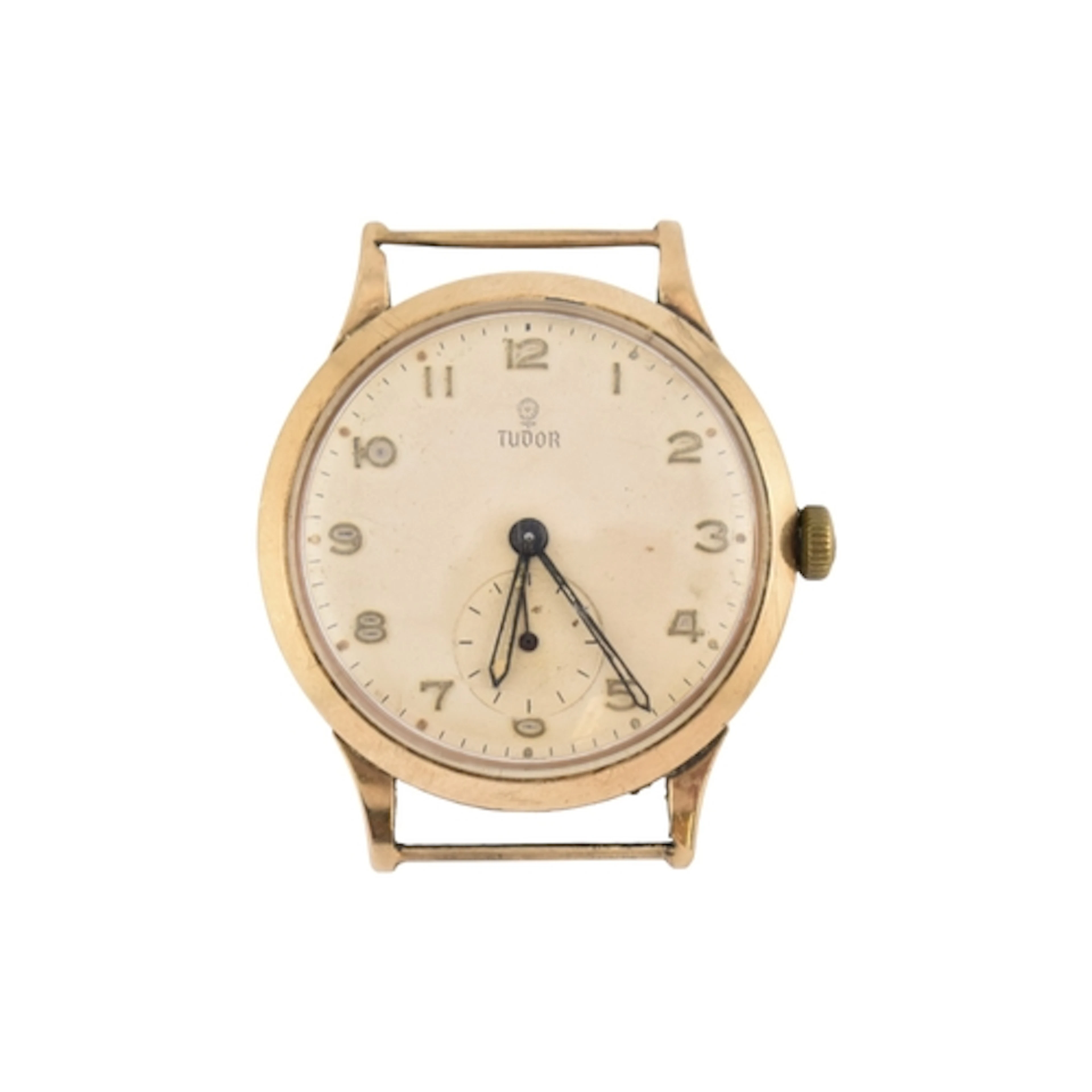 A 1960s hallmarked 9ct gold Tudor Rolex watch. The watch wit...