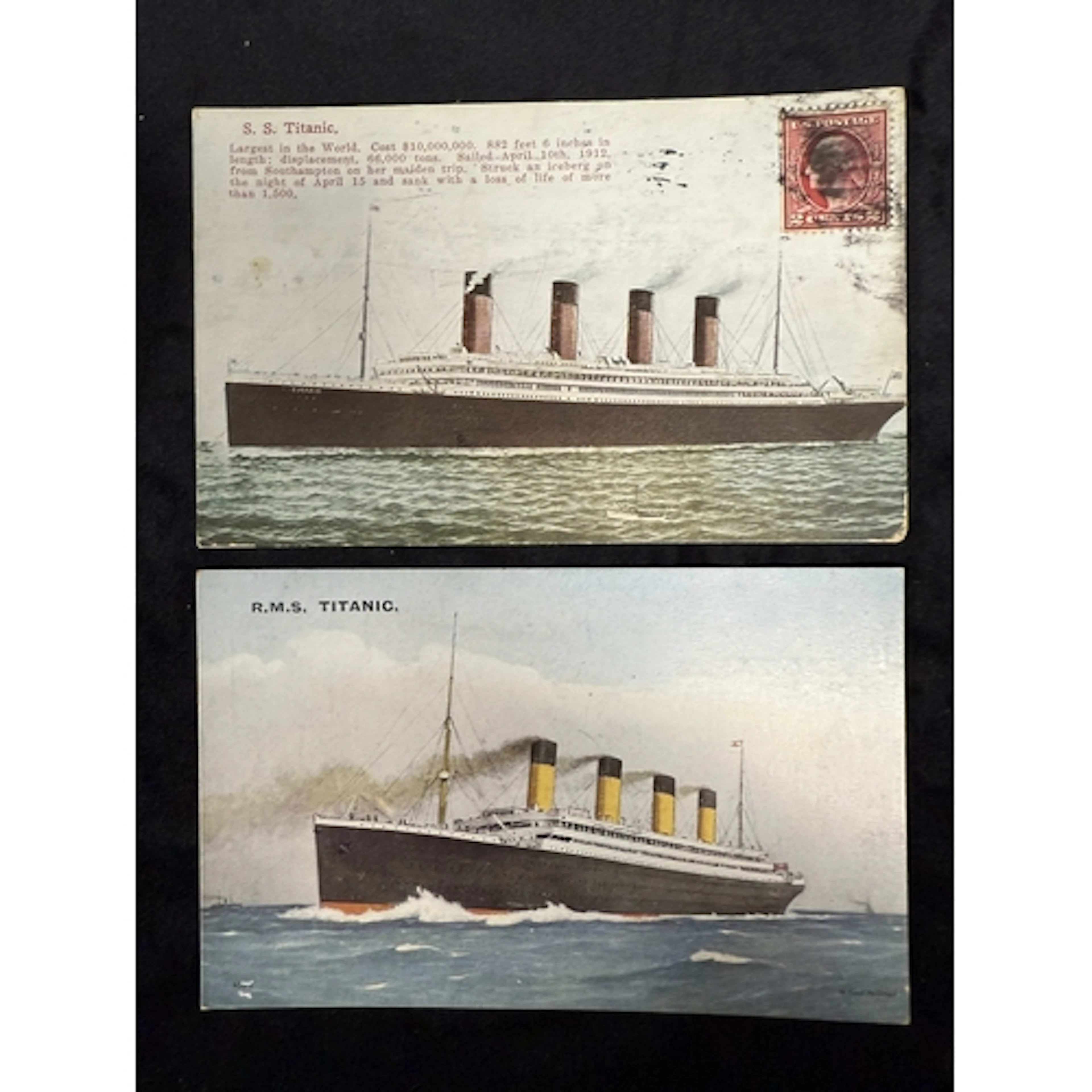 R.M.S. Titanic: R.M.S. Titanic: J. Salmon post-disaster pos...