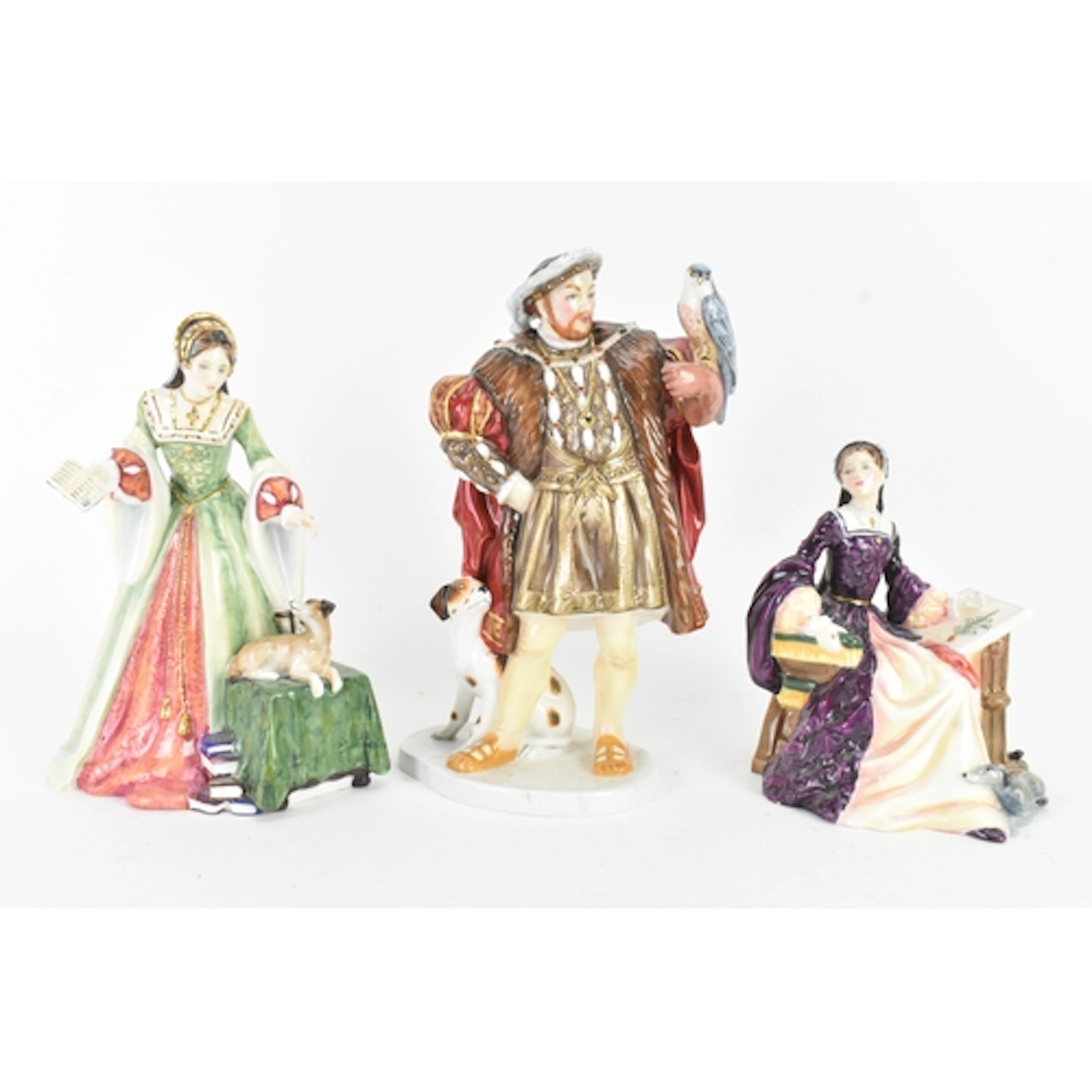 Three Royal Doulton limited edition porcelain figures modell...